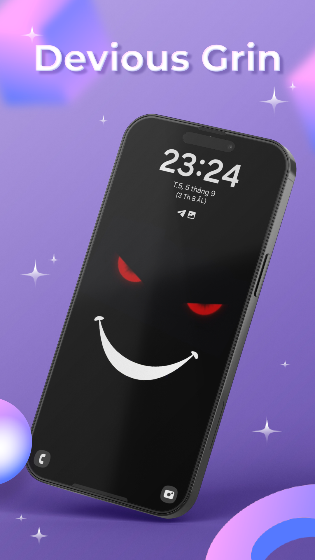 اسکرین شات 2 برنامه Silly Smiles Live Wallpaper
