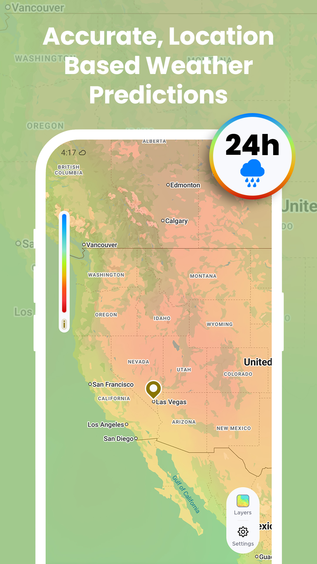 اسکرین شات 5 برنامه Overdrop - Weather & Widget