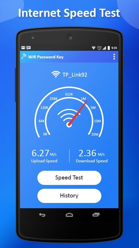 اسکرین شات 2 برنامه Wifi password Show: Key View