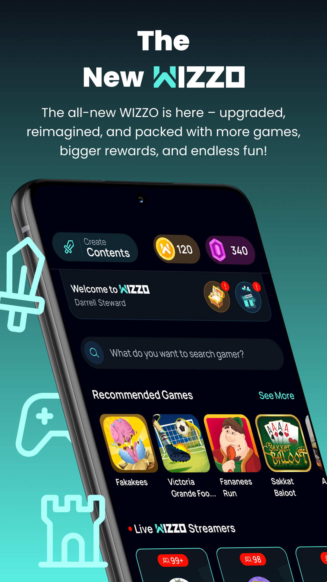 اسکرین شات 1 برنامه WIZZO Play and Win Prizes