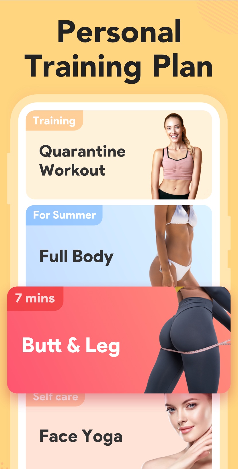 اسکرین شات 2 برنامه Workout for Women: Fit at Home