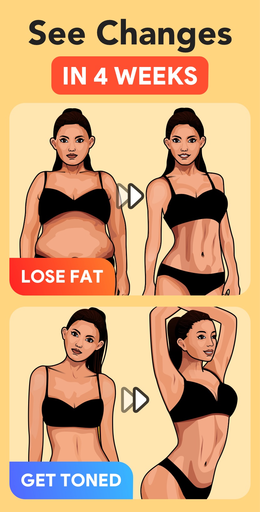 اسکرین شات 4 برنامه Workout for Women: Fit at Home
