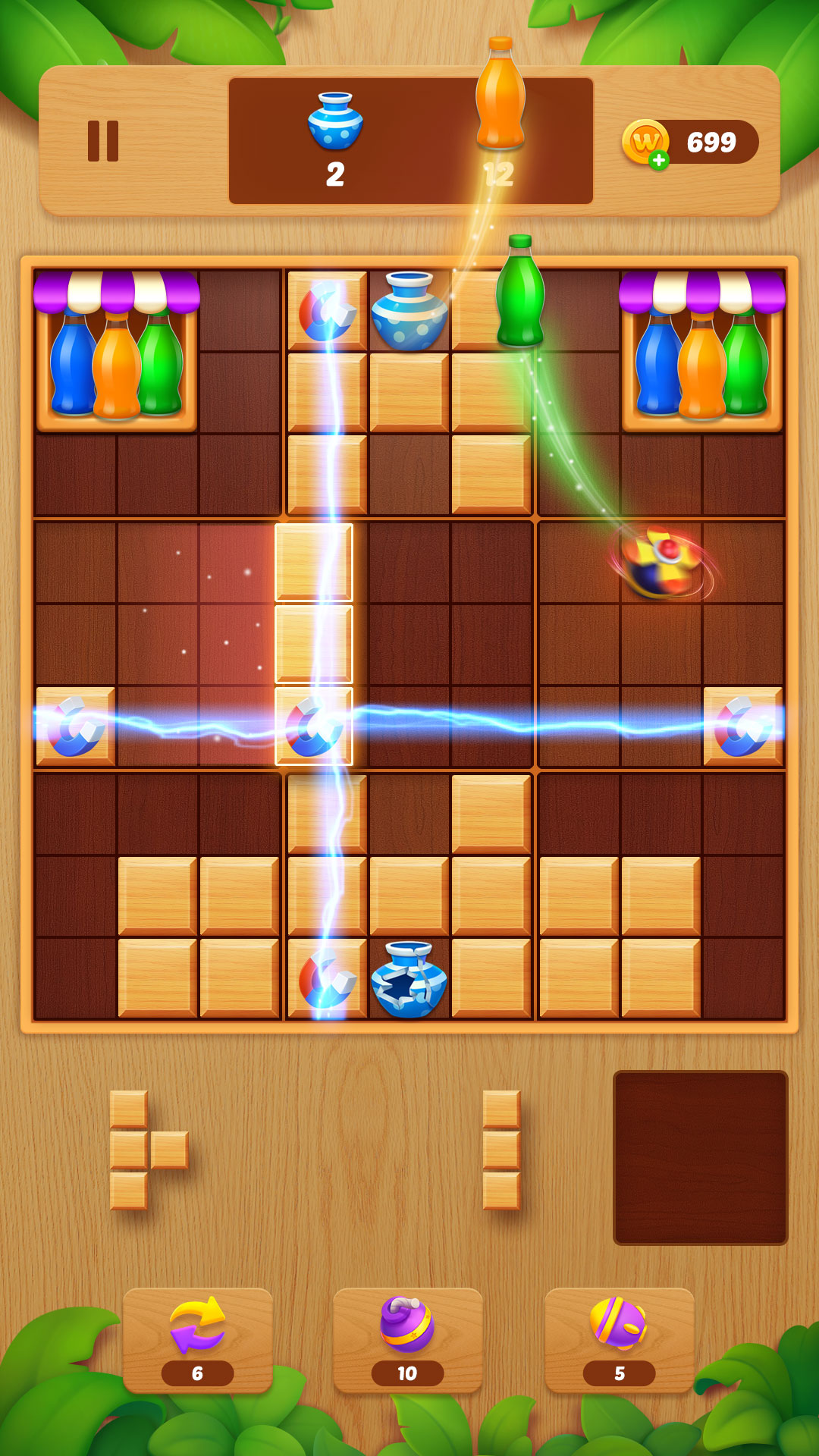 اسکرین شات 5 بازی Block Crush: Wood Block Puzzle