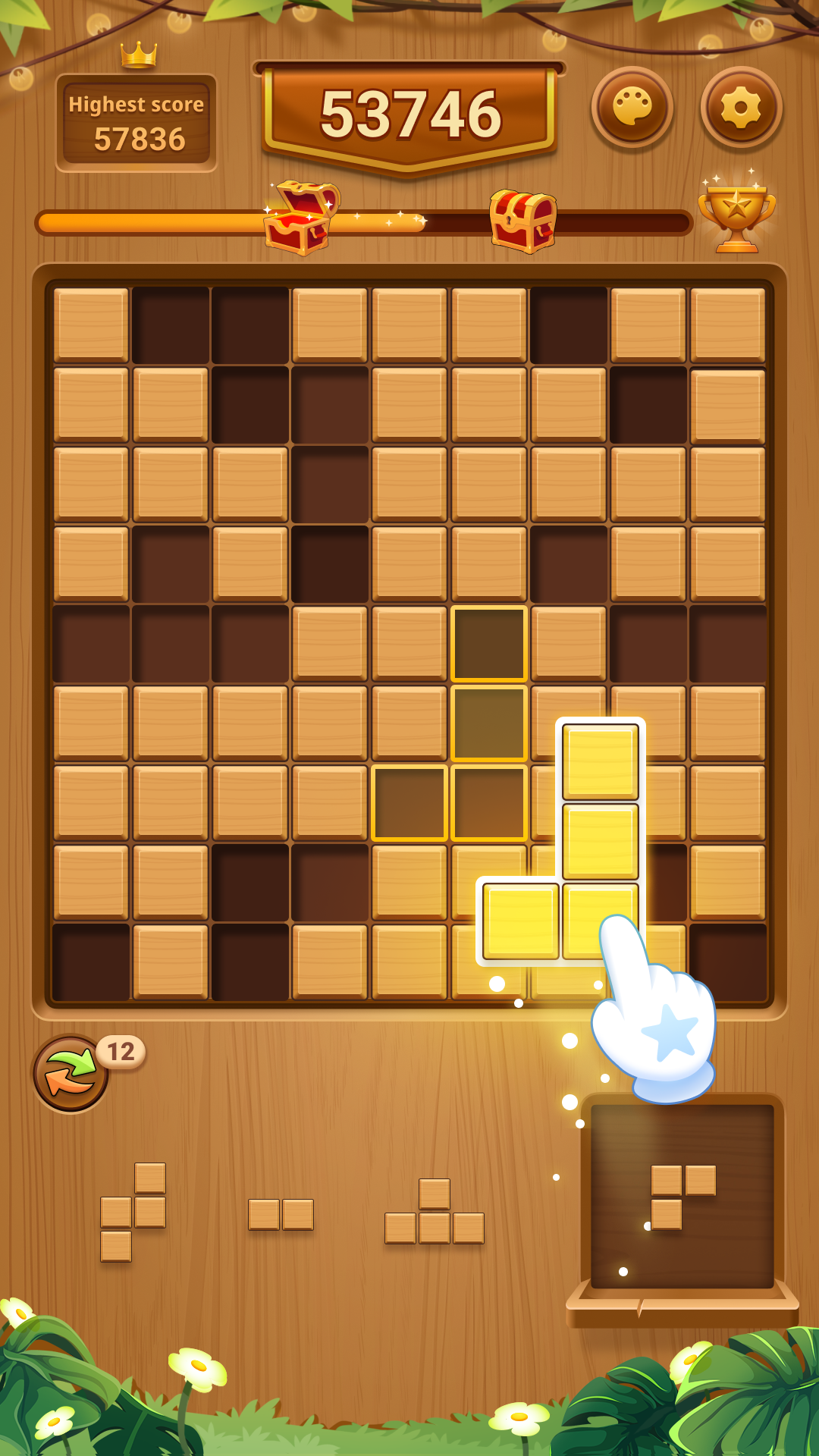 اسکرین شات 2 بازی Wood Block Puzzle-SudokuJigsaw
