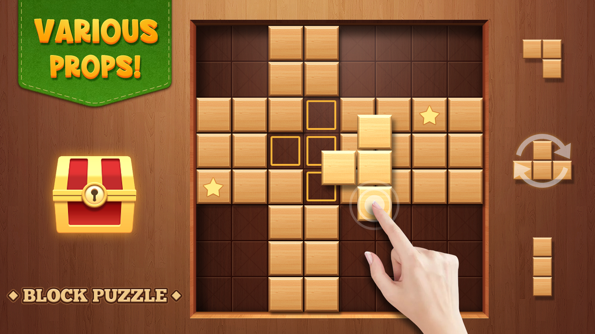 اسکرین شات 6 بازی Block Puzzle Wood Blast