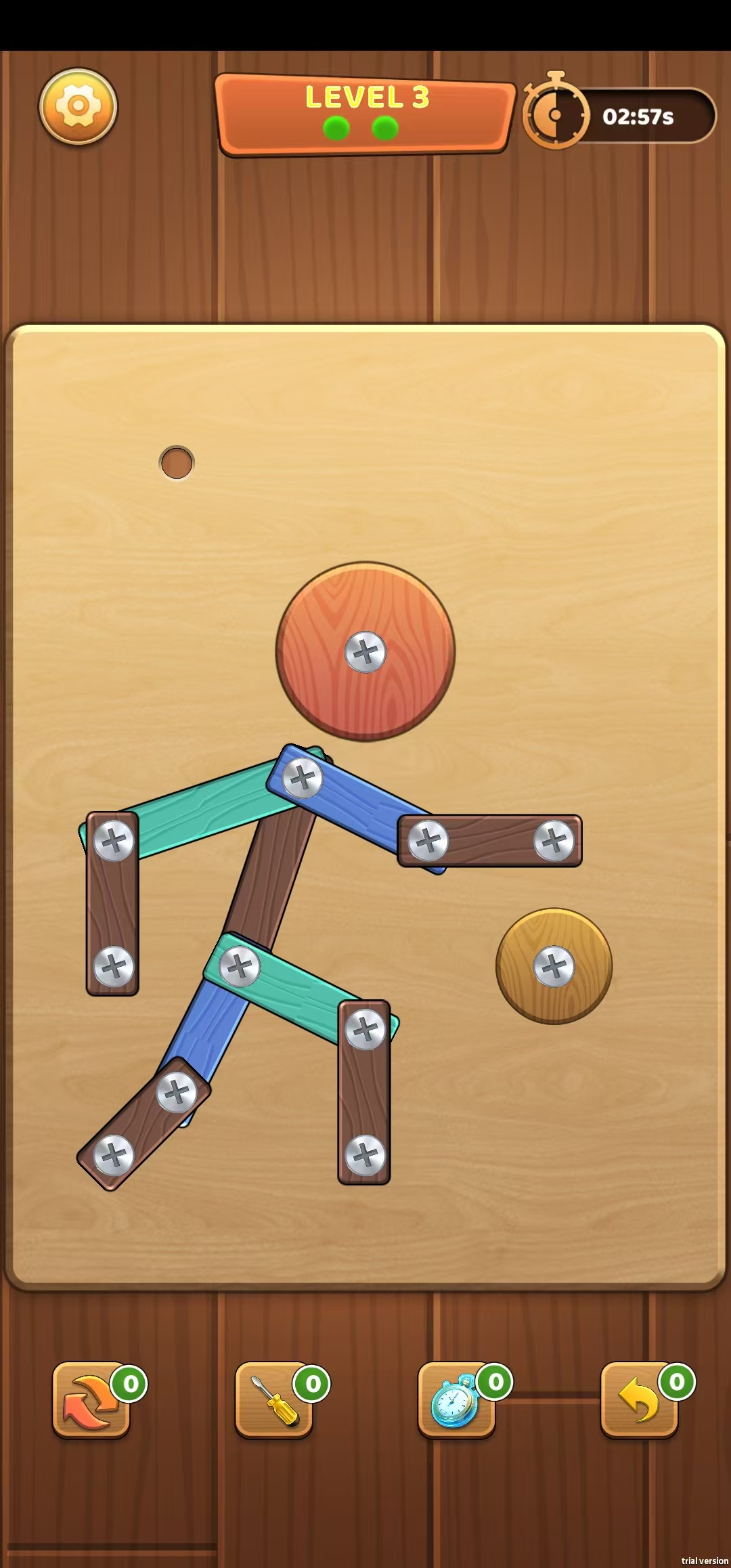 اسکرین شات 1 بازی Wood Nuts & Bolts Screw Puzzle