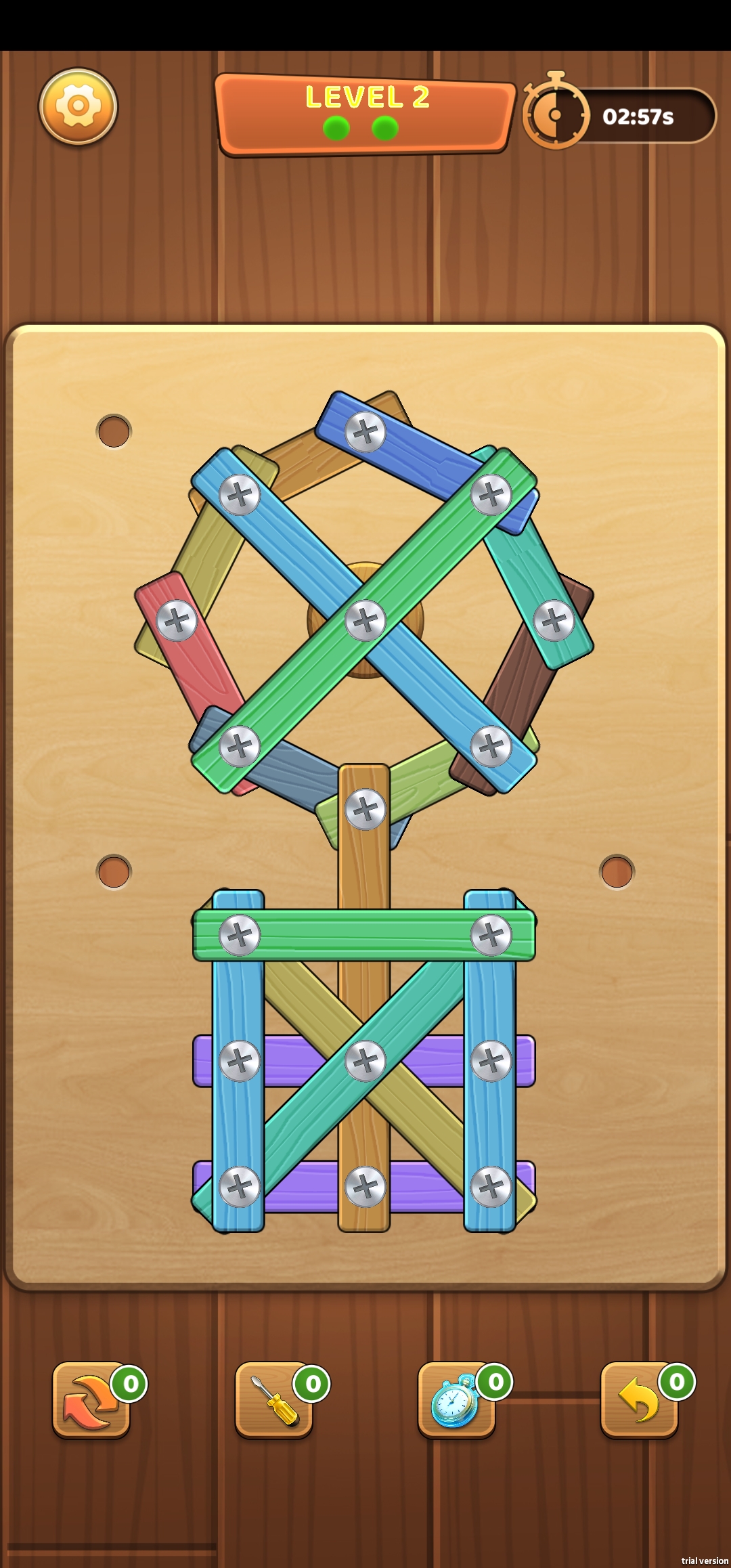 اسکرین شات 6 بازی Wood Nuts & Bolts Screw Puzzle