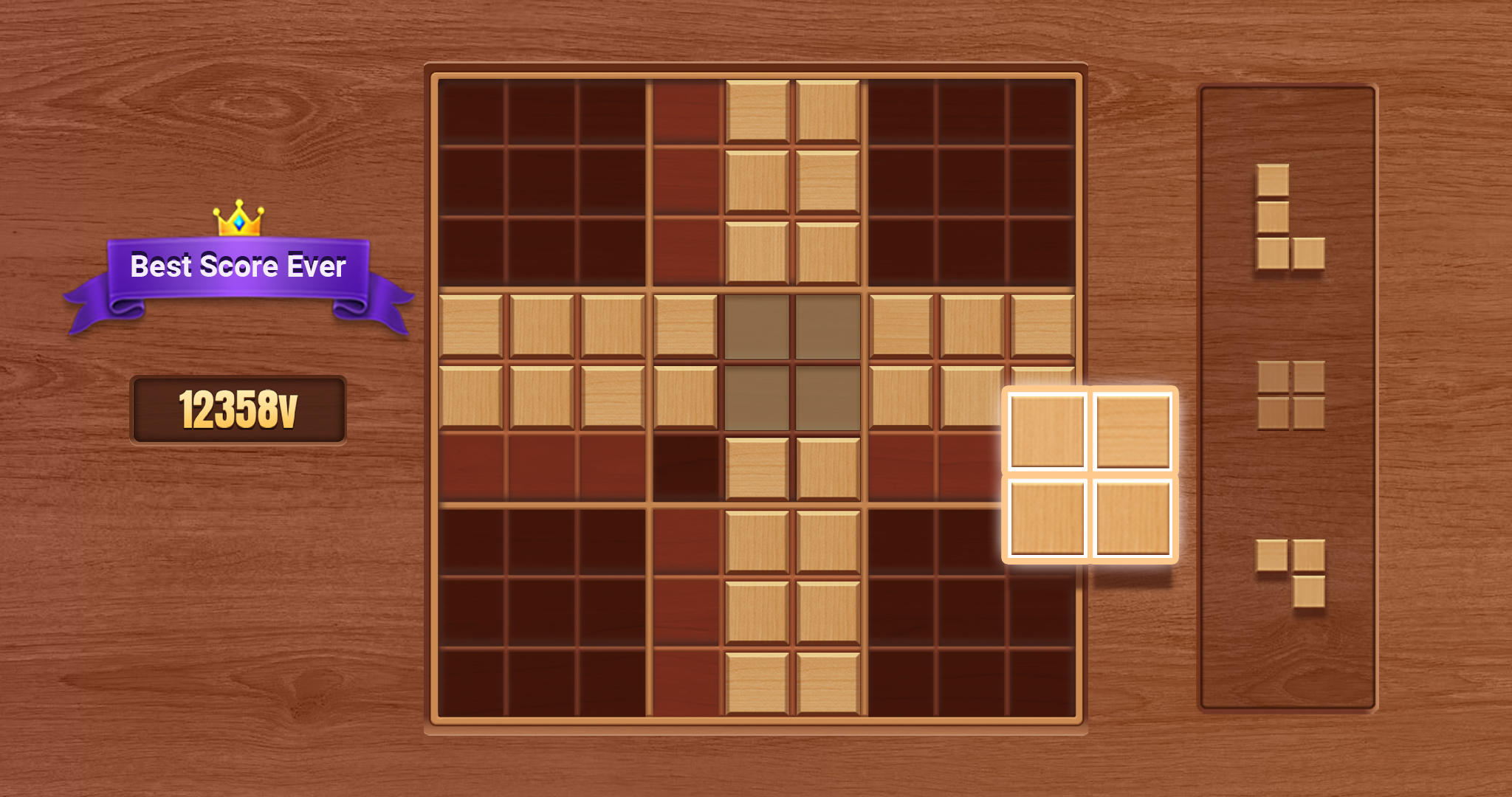 اسکرین شات 2 بازی Block Puzzle: Wood Sudoku Game