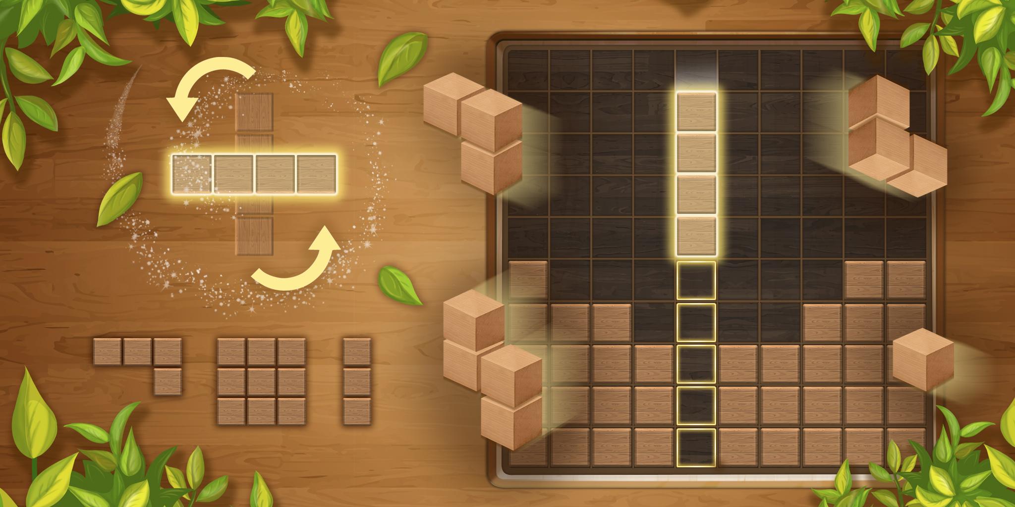 اسکرین شات 3 بازی Wood block game - block puzzle