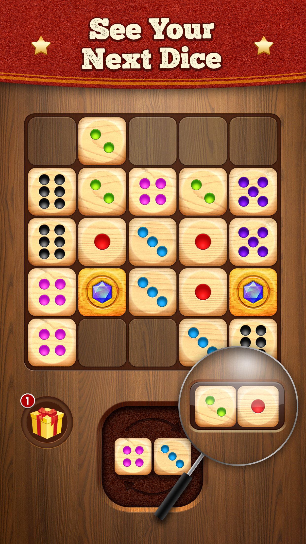 اسکرین شات 2 بازی Woody Dice Merge Puzzle
