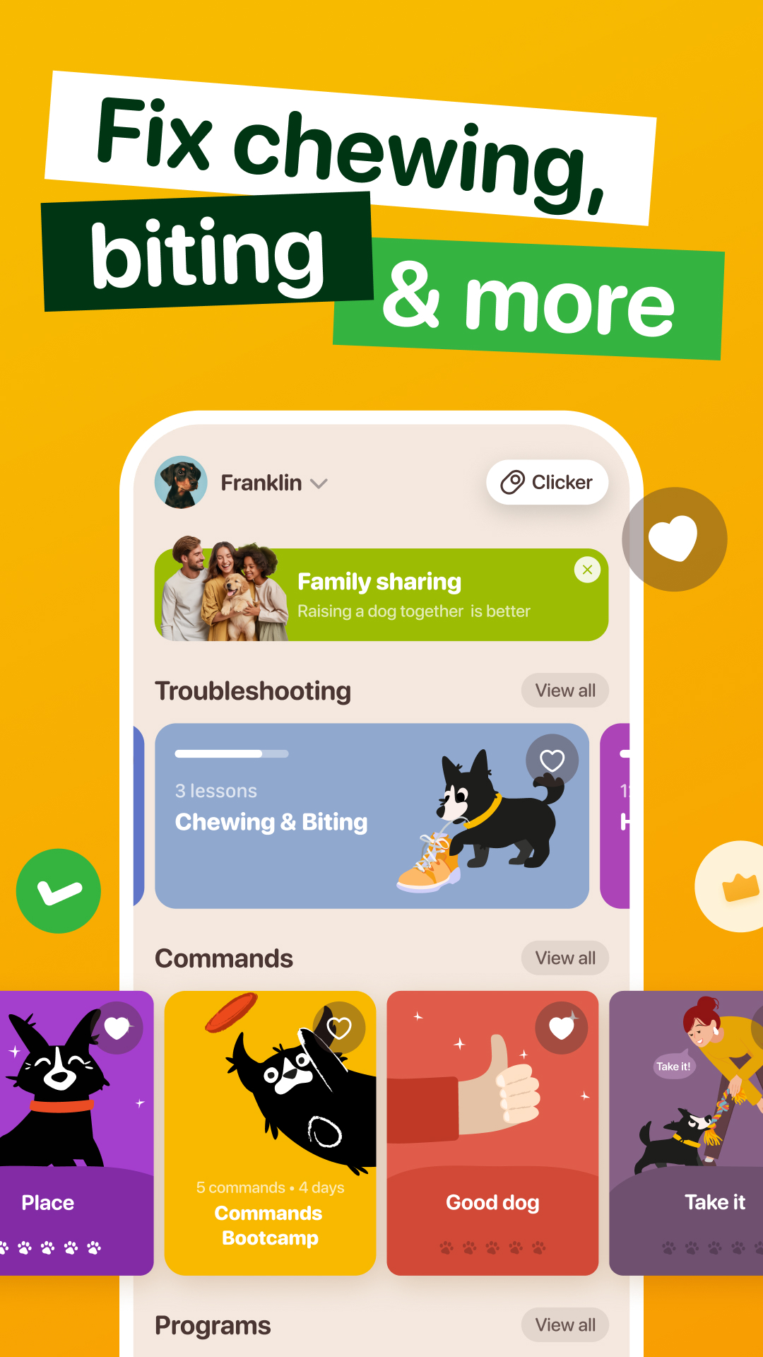 اسکرین شات 3 برنامه Woofz - Puppy and Dog Training