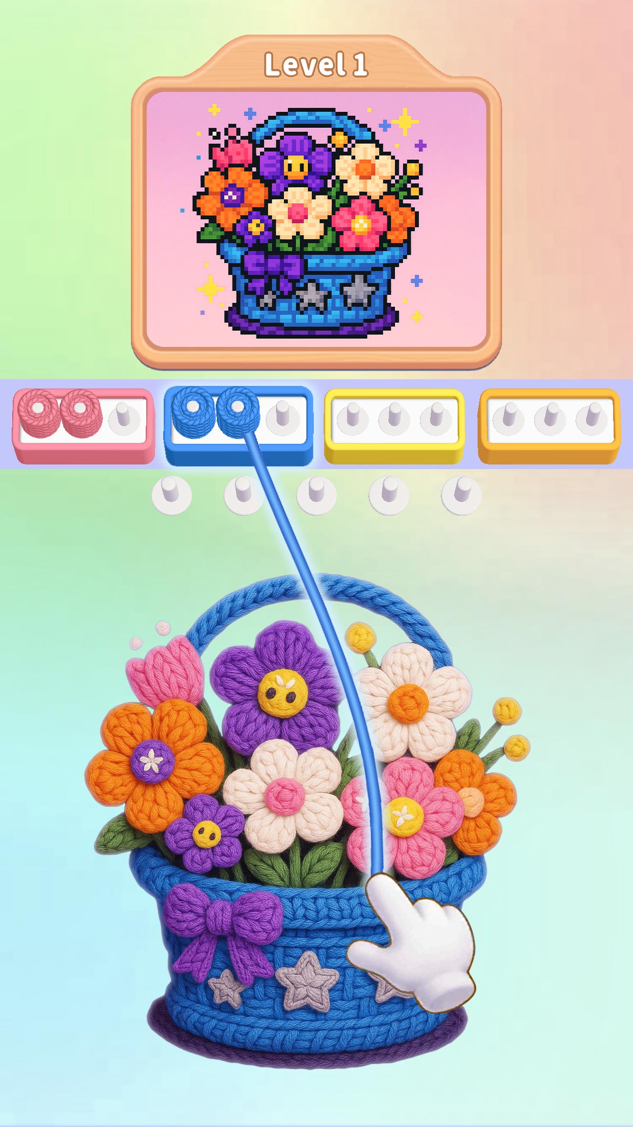 اسکرین شات 2 بازی Wool Craze 2: Wool Sort Games