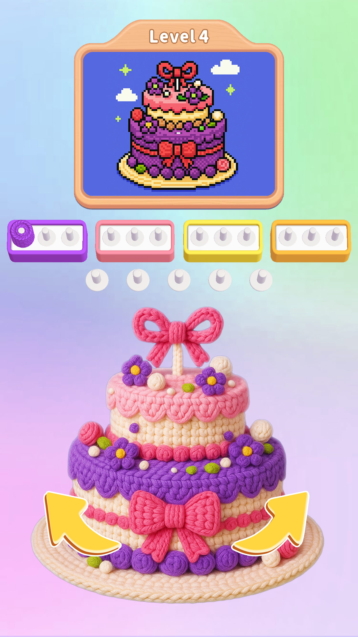 اسکرین شات 3 بازی Wool Craze 2: Wool Sort Games