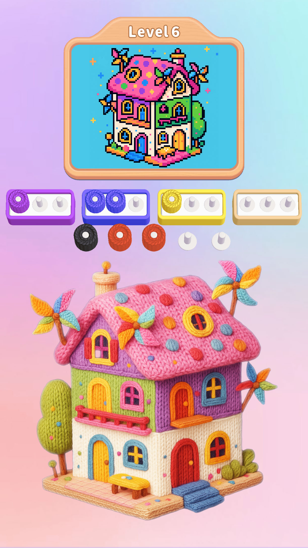 اسکرین شات 4 بازی Wool Craze 2: Wool Sort Games