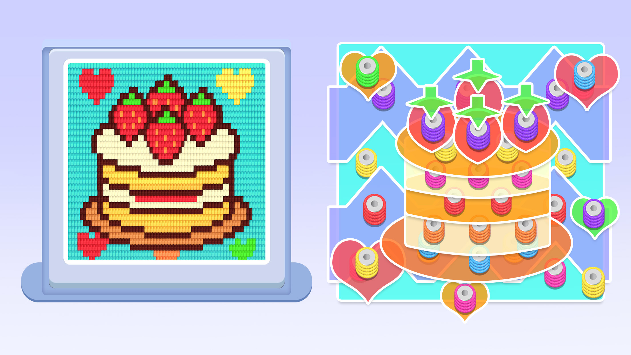 اسکرین شات 1 بازی Wool Sort