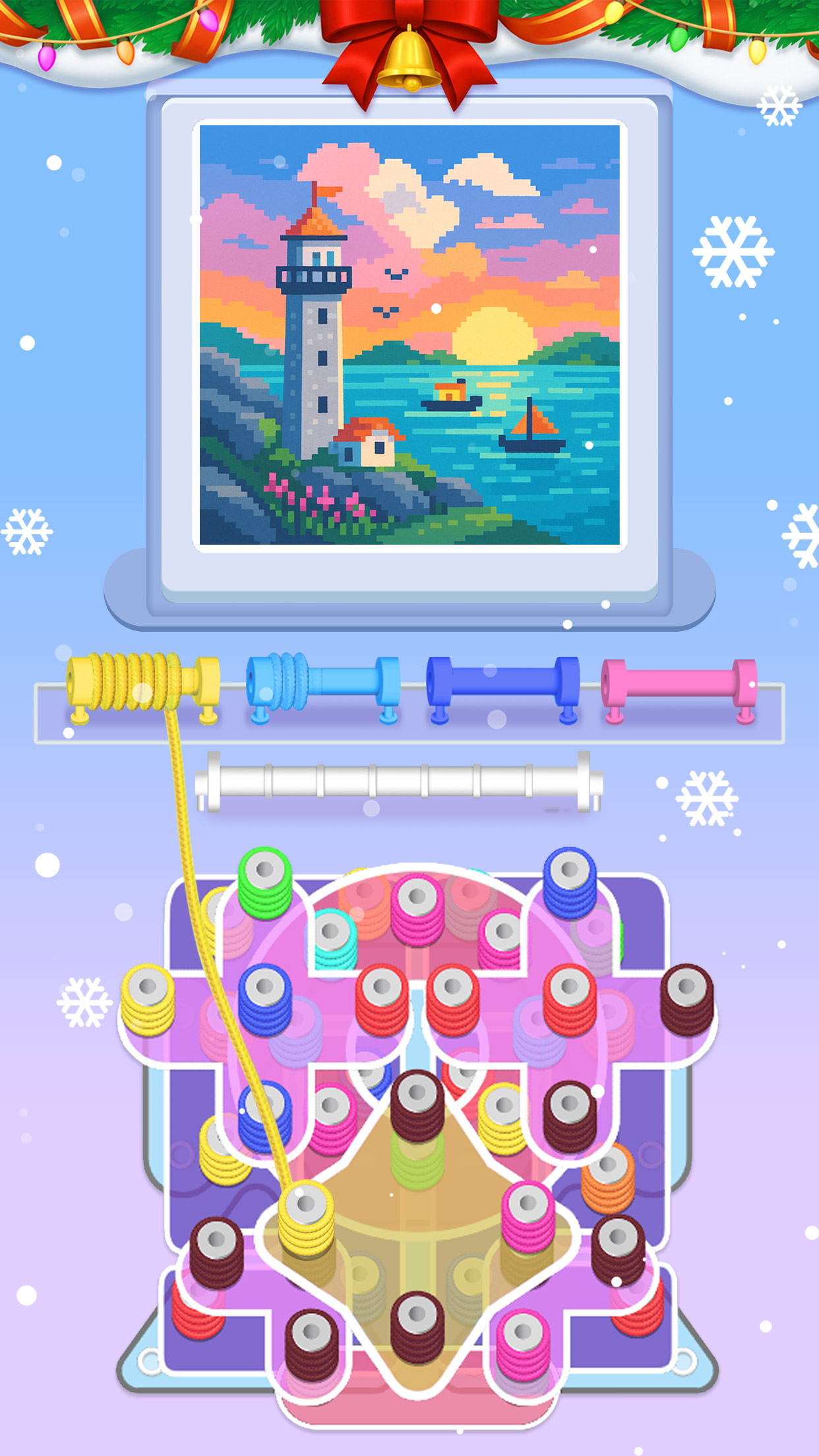 اسکرین شات 5 بازی Wool Sort - Yarn Unravel Games