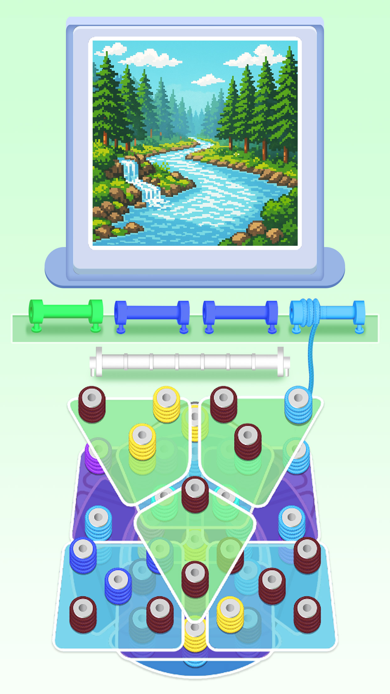 اسکرین شات 4 بازی Wool Sort - Yarn Unravel Games