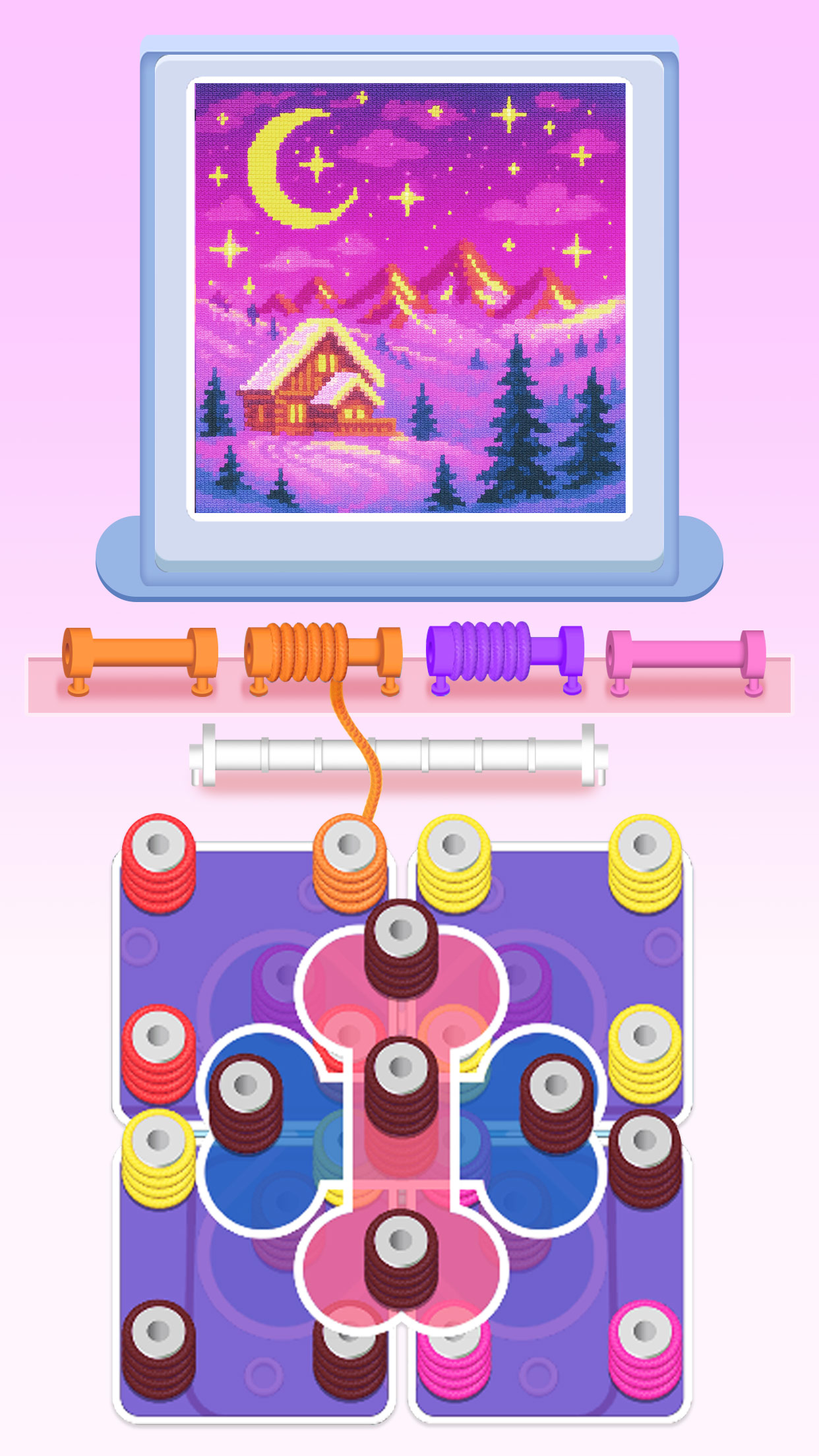 اسکرین شات 5 بازی Wool Sort - Yarn Unravel Games