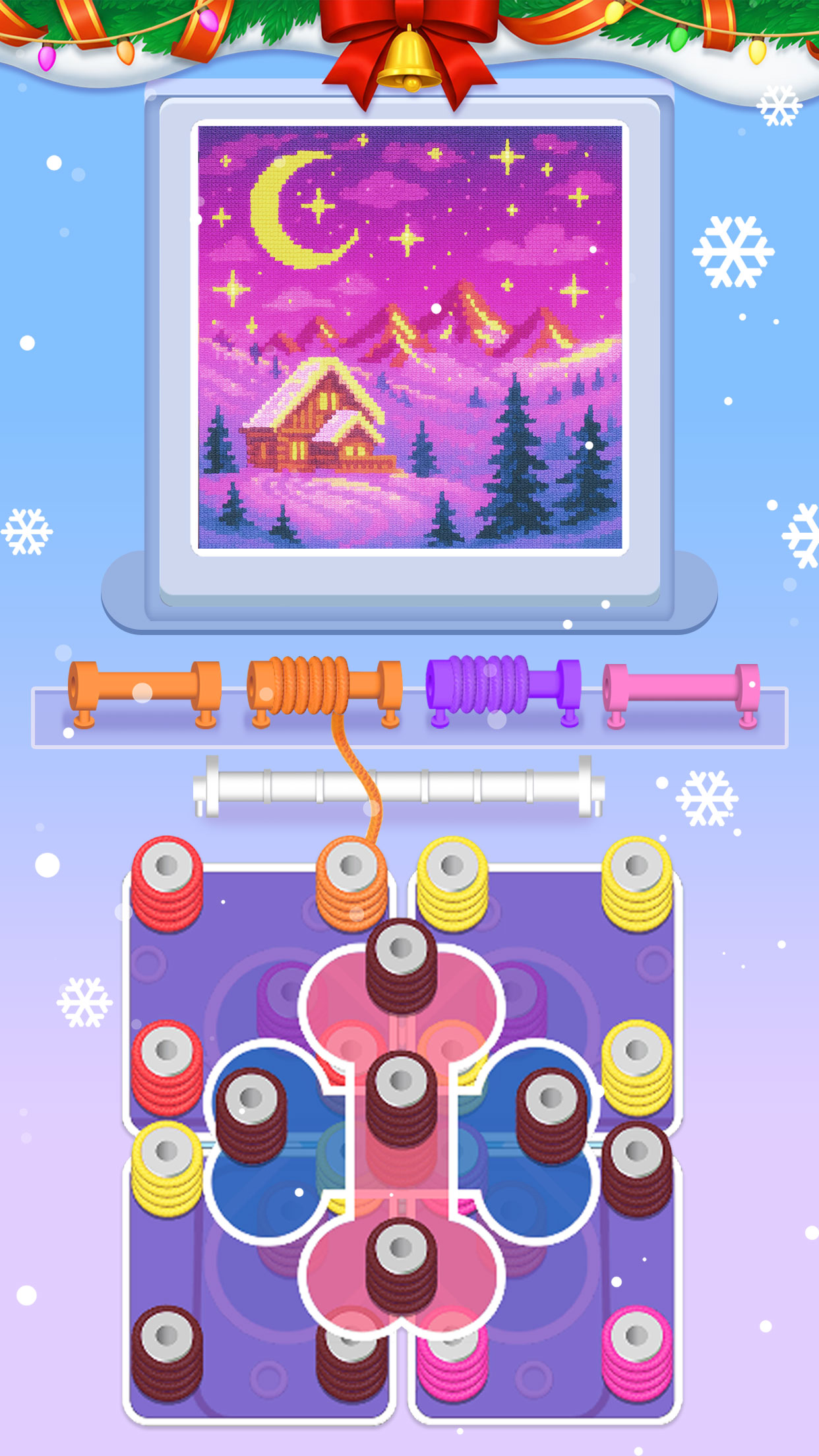 اسکرین شات 2 بازی Wool Sort - Yarn Unravel Games