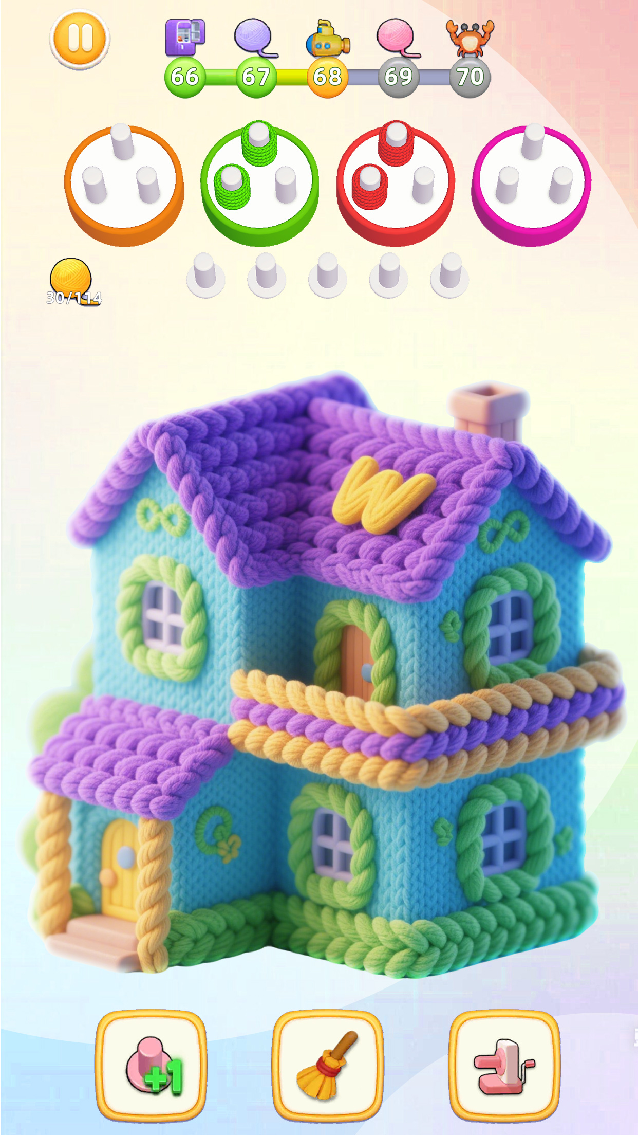اسکرین شات 6 بازی Wool Craze: Wool Sort Games 3D