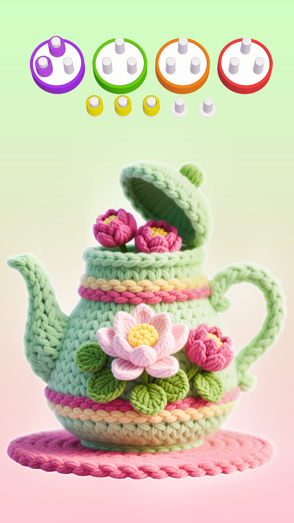 اسکرین شات 4 بازی Wool Craze: Wool Sort Games 3D