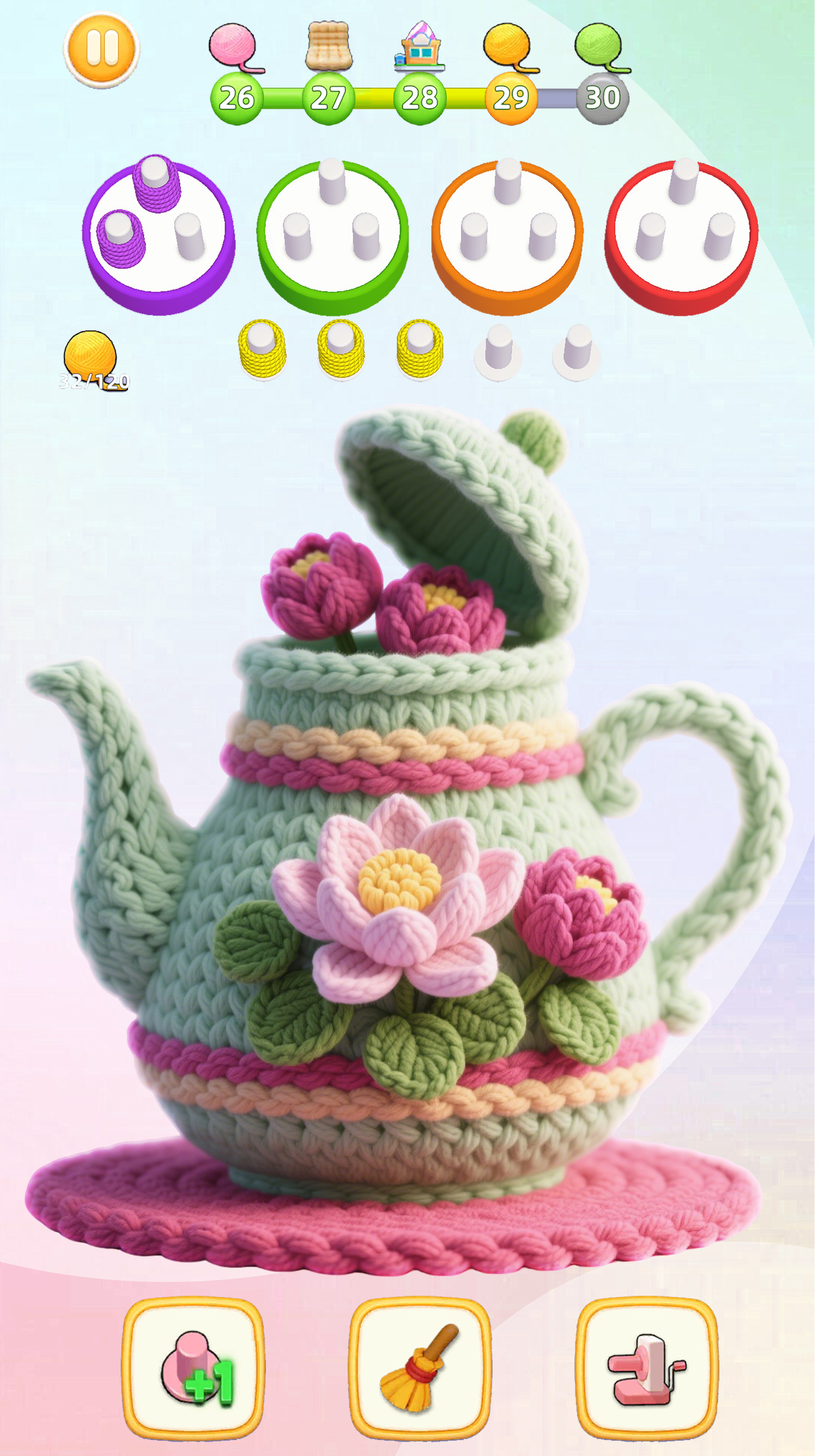 اسکرین شات 5 بازی Wool Craze: Wool Sort Games 3D