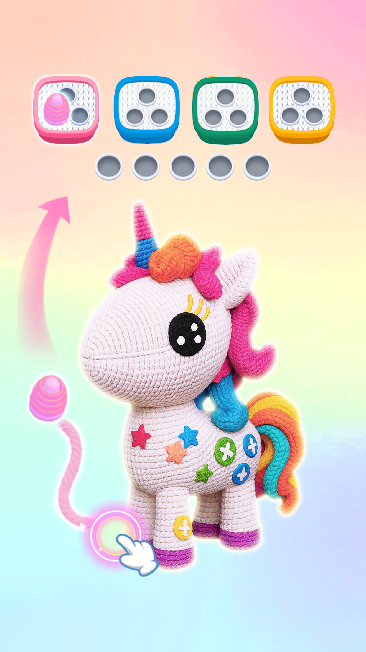 اسکرین شات 4 بازی Wool Saga 3D - Yarn Games