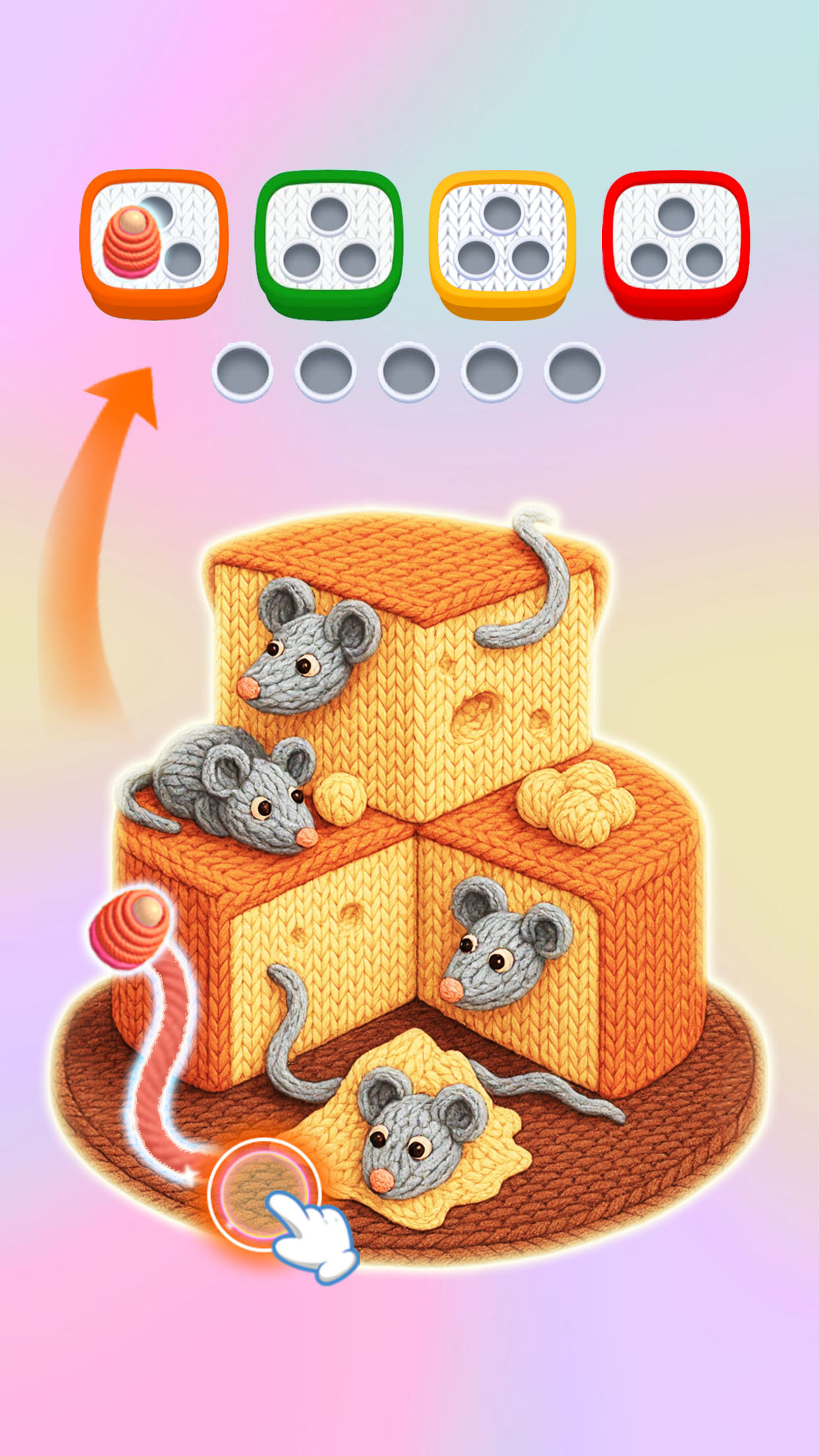 اسکرین شات 3 بازی Wool Saga 3D - Yarn Games