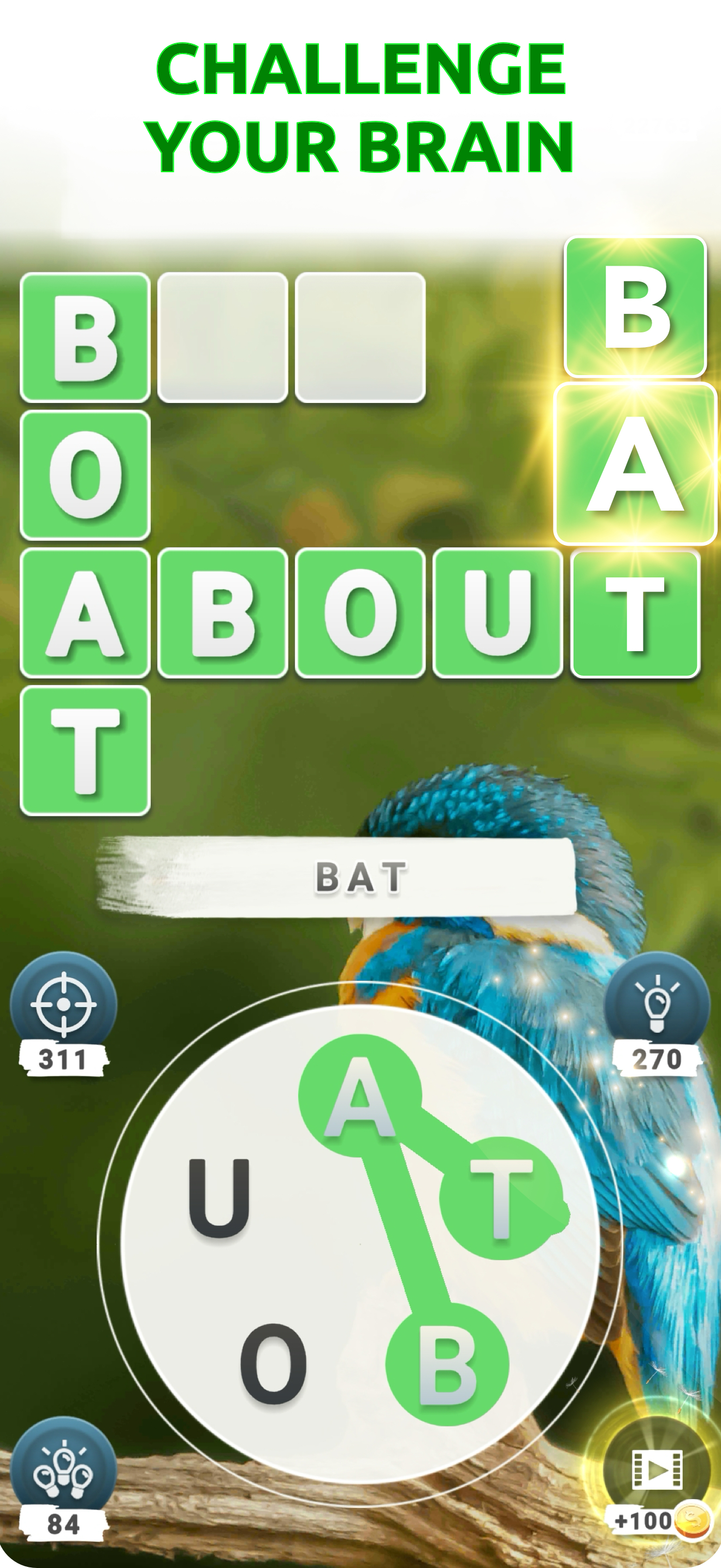 اسکرین شات 1 بازی Word Connect - Words of Nature