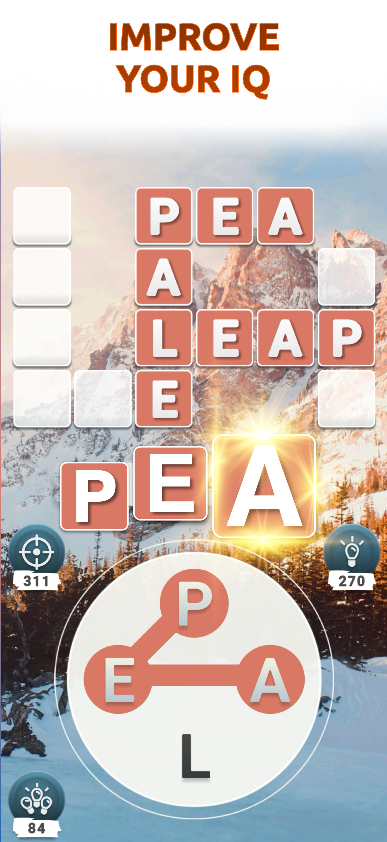 اسکرین شات 2 بازی Word Connect - Words of Nature