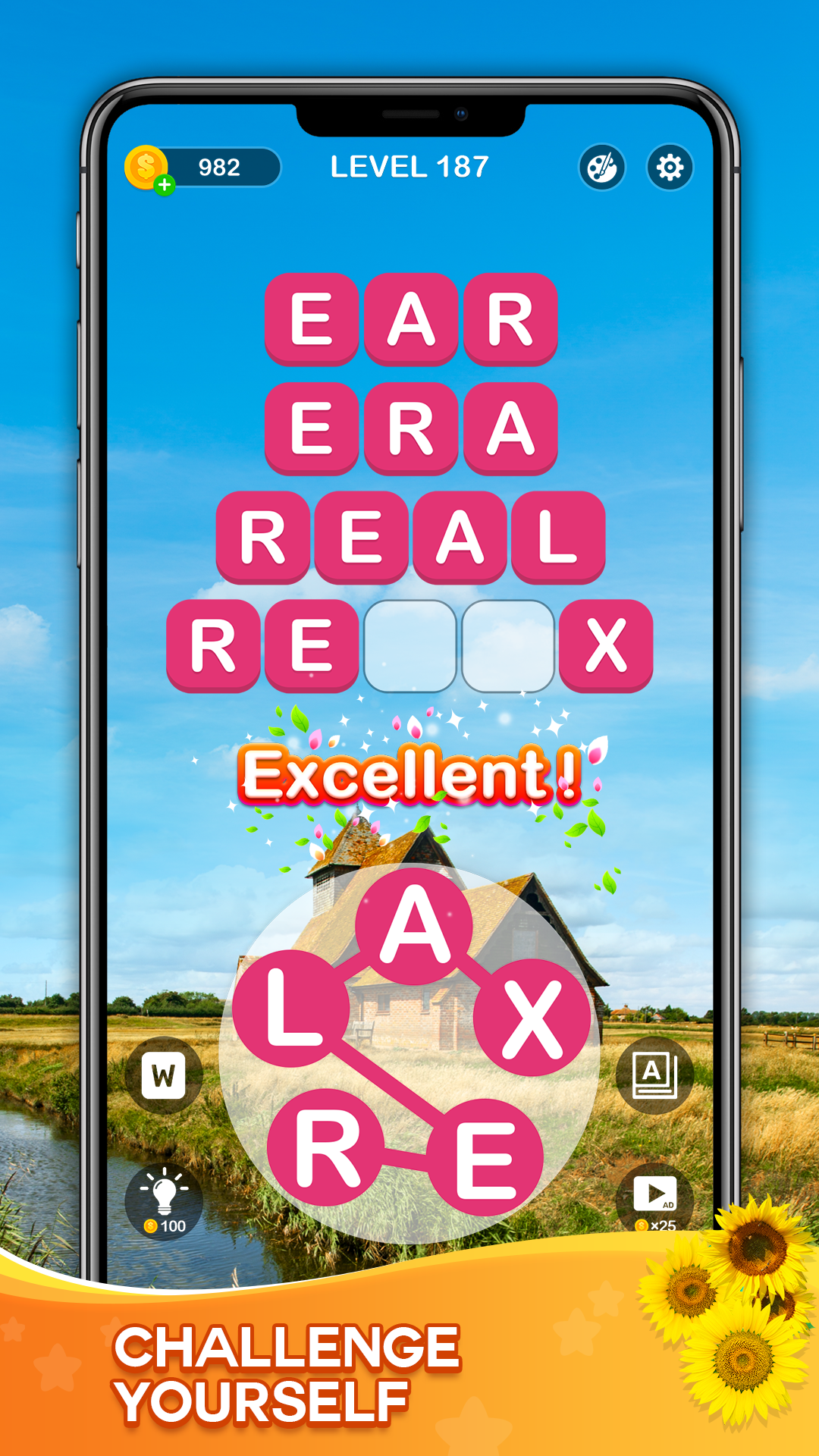 اسکرین شات 6 بازی Word Connect - Train Brain