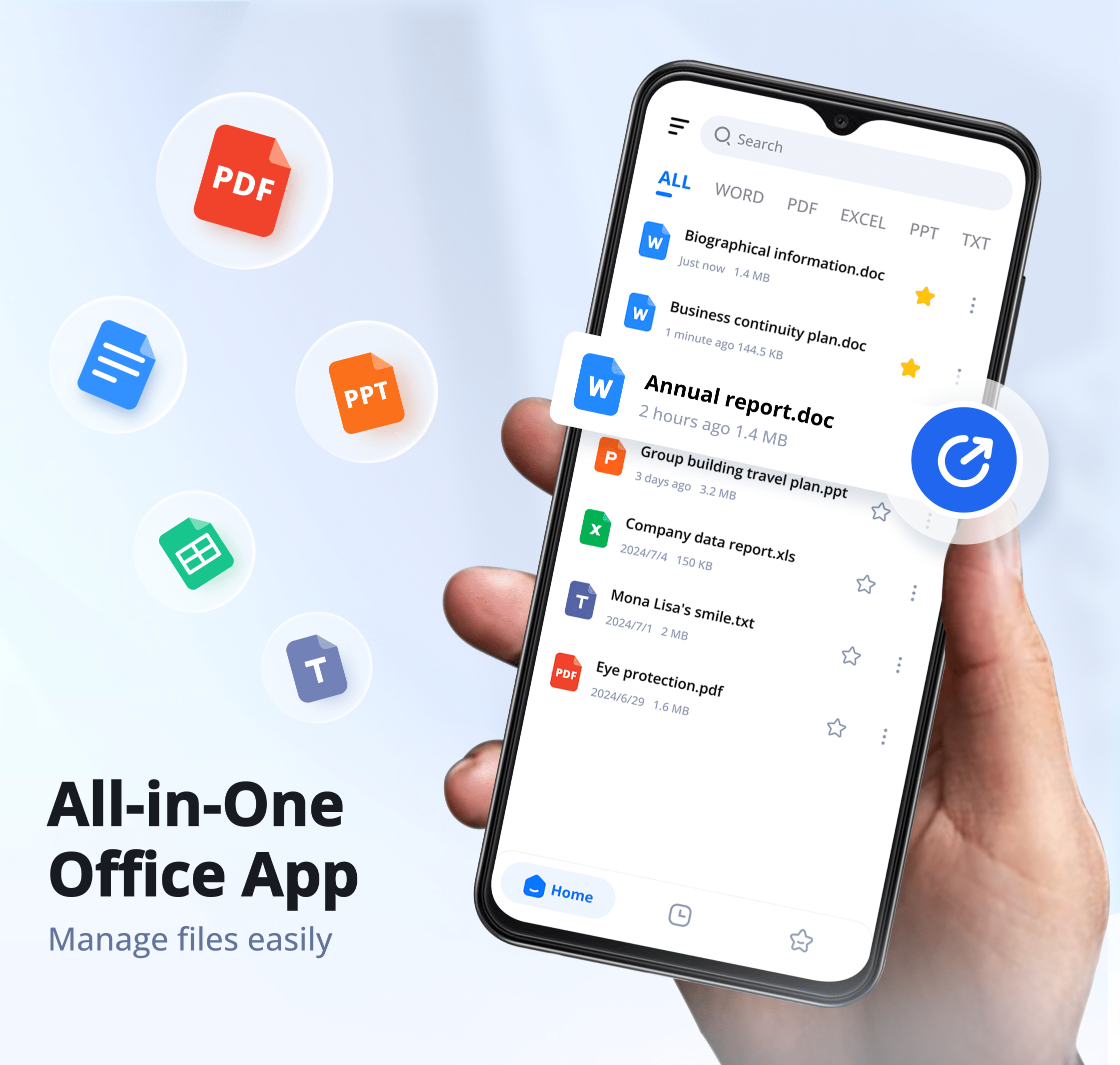 اسکرین شات 1 برنامه Docx Reader - Office Viewer