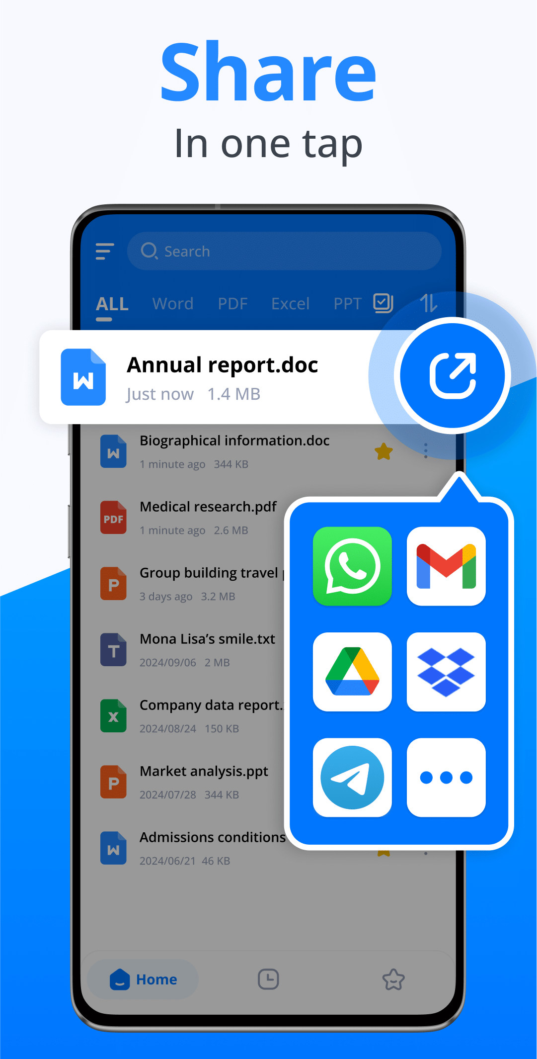 اسکرین شات 7 برنامه Docx Reader - Office Viewer