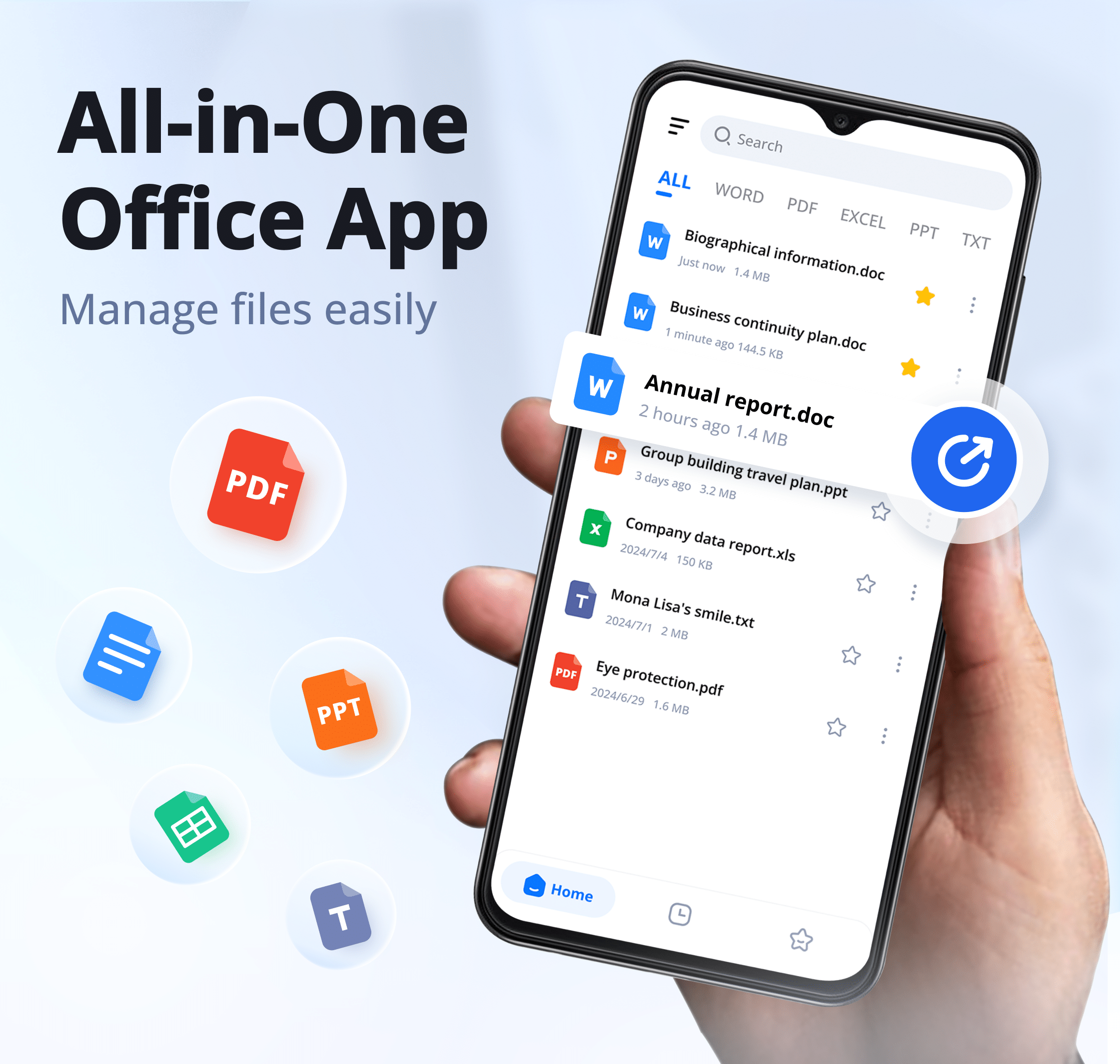 اسکرین شات 1 برنامه Docx Reader - Office Viewer