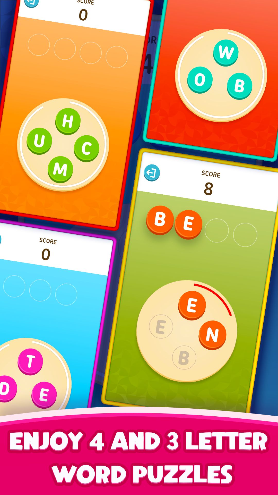 اسکرین شات بازی Four Letters: Word Game 4