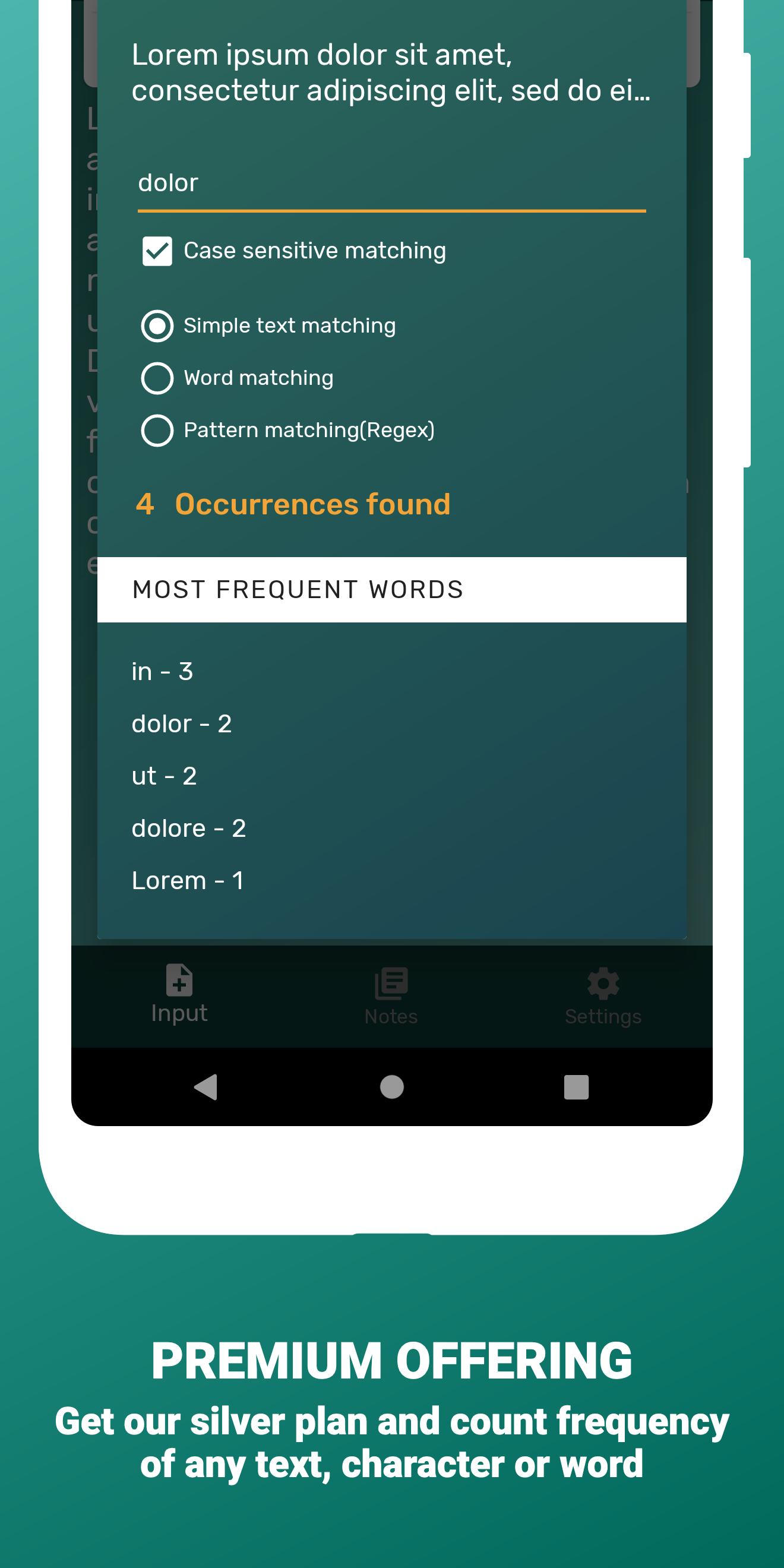 اسکرین شات 6 برنامه Word Counter - Count Words, Se
