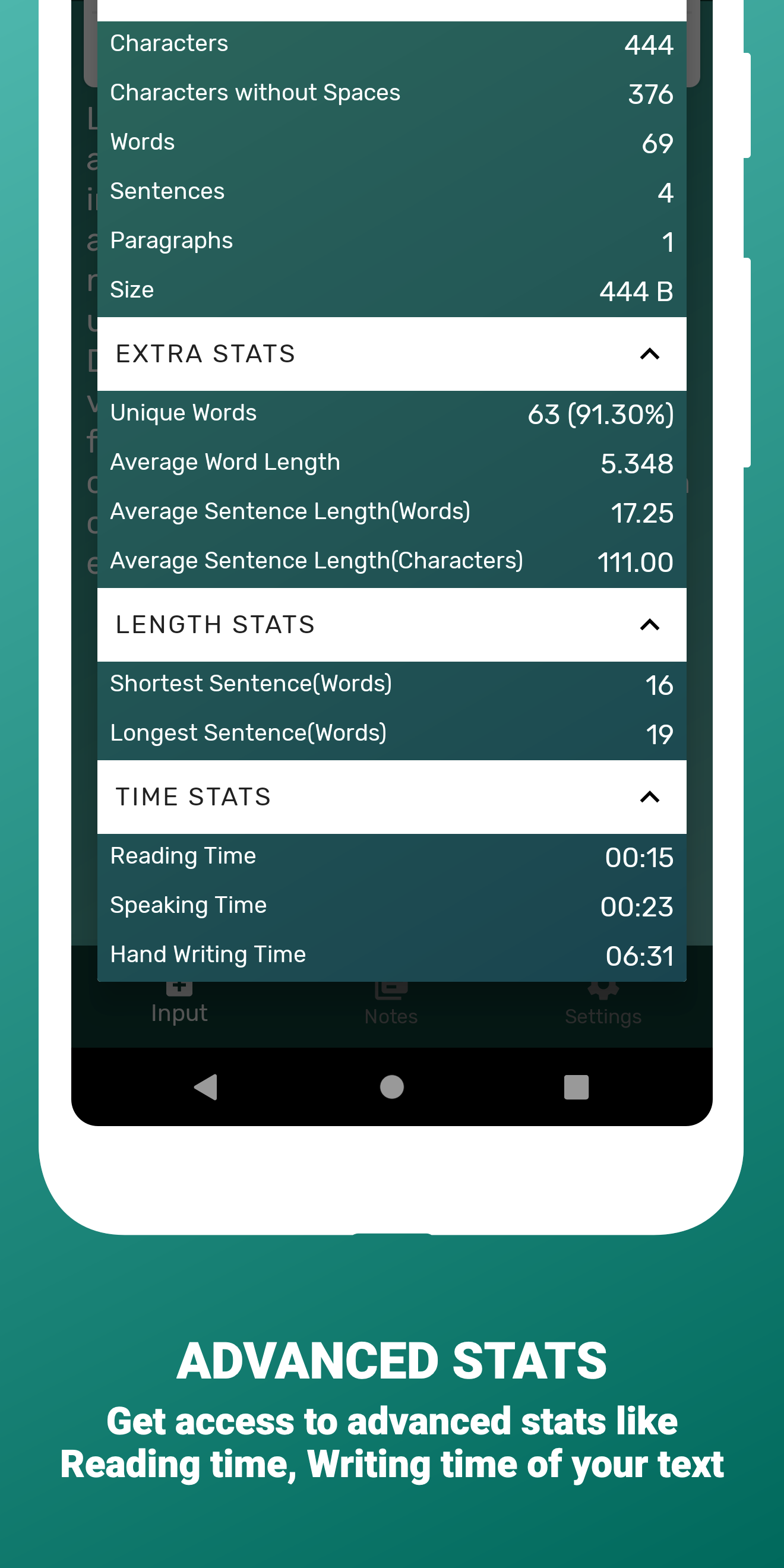 اسکرین شات 4 برنامه Word Counter - Count Words, Se