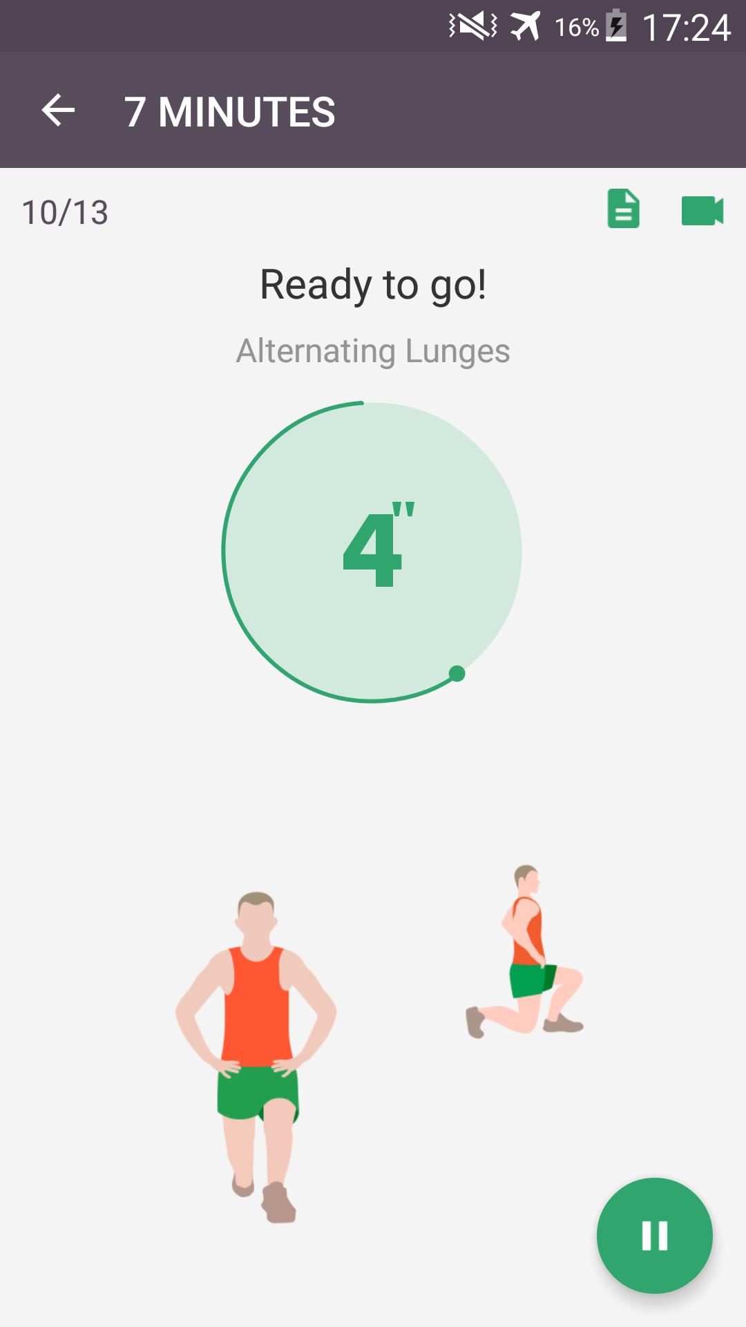 اسکرین شات 4 برنامه Home Workout - Workout Planner