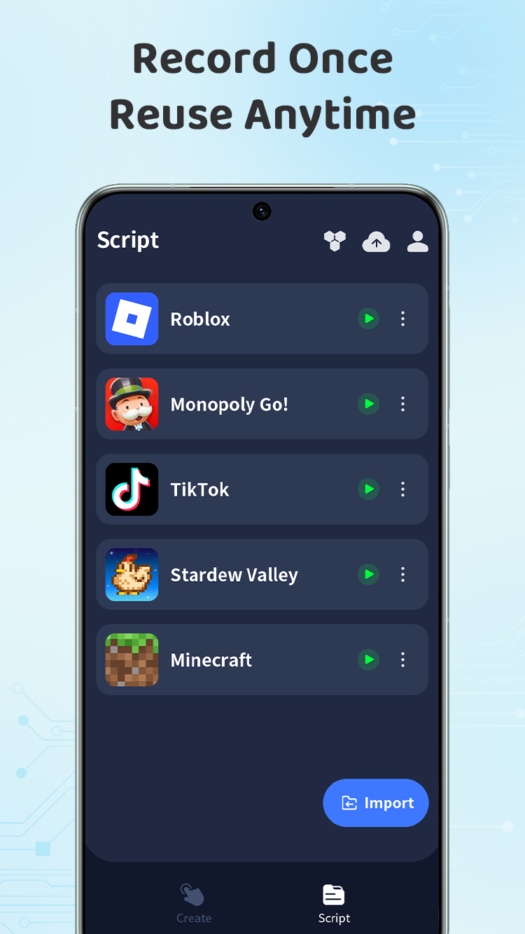اسکرین شات 5 برنامه Auto Clicker - Automatic Tap