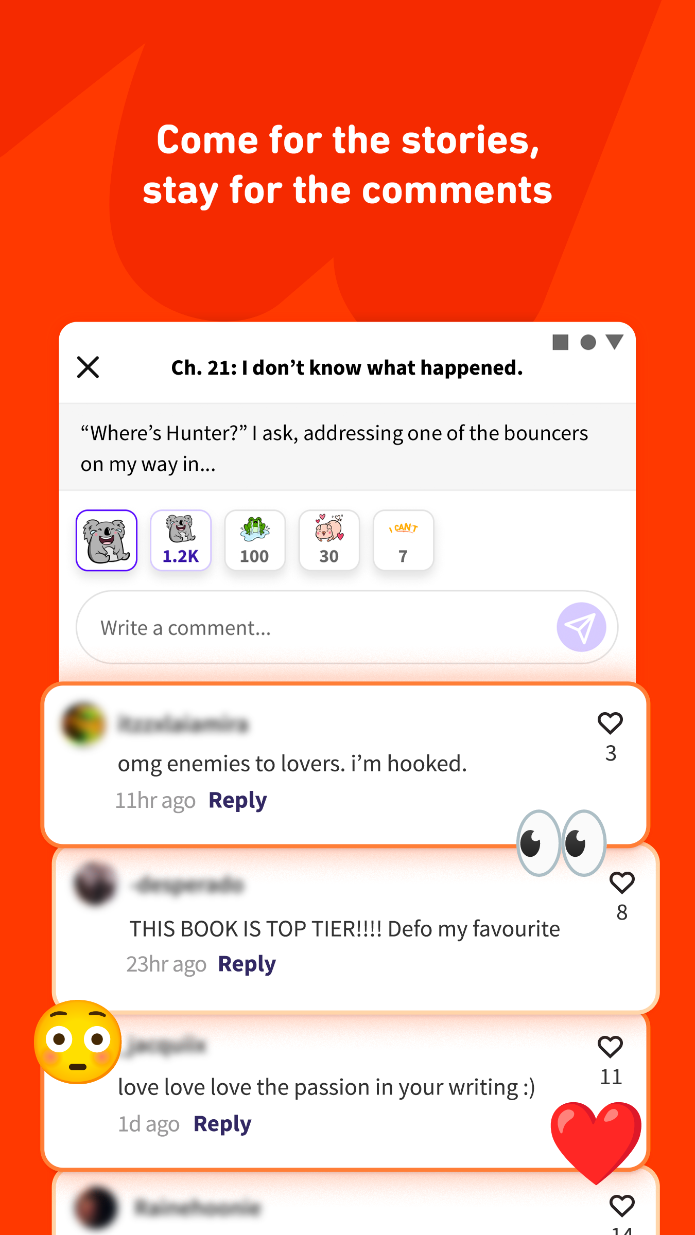 اسکرین شات 4 برنامه Wattpad - Read & Write Stories