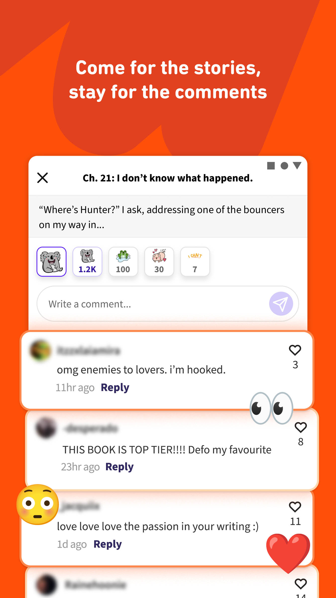 اسکرین شات 4 برنامه Wattpad - Read & Write Stories