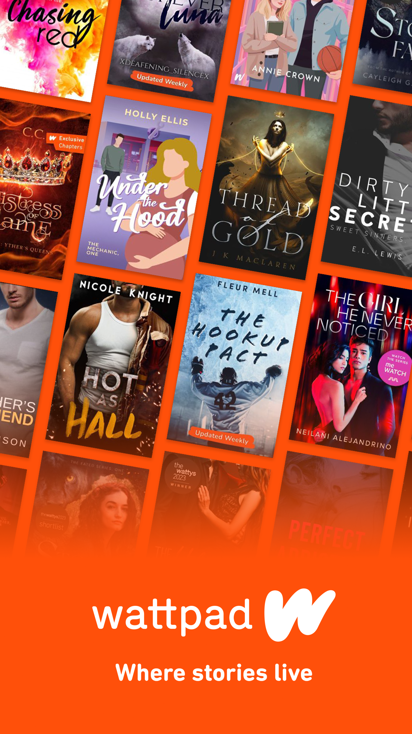 اسکرین شات 1 برنامه Wattpad Beta