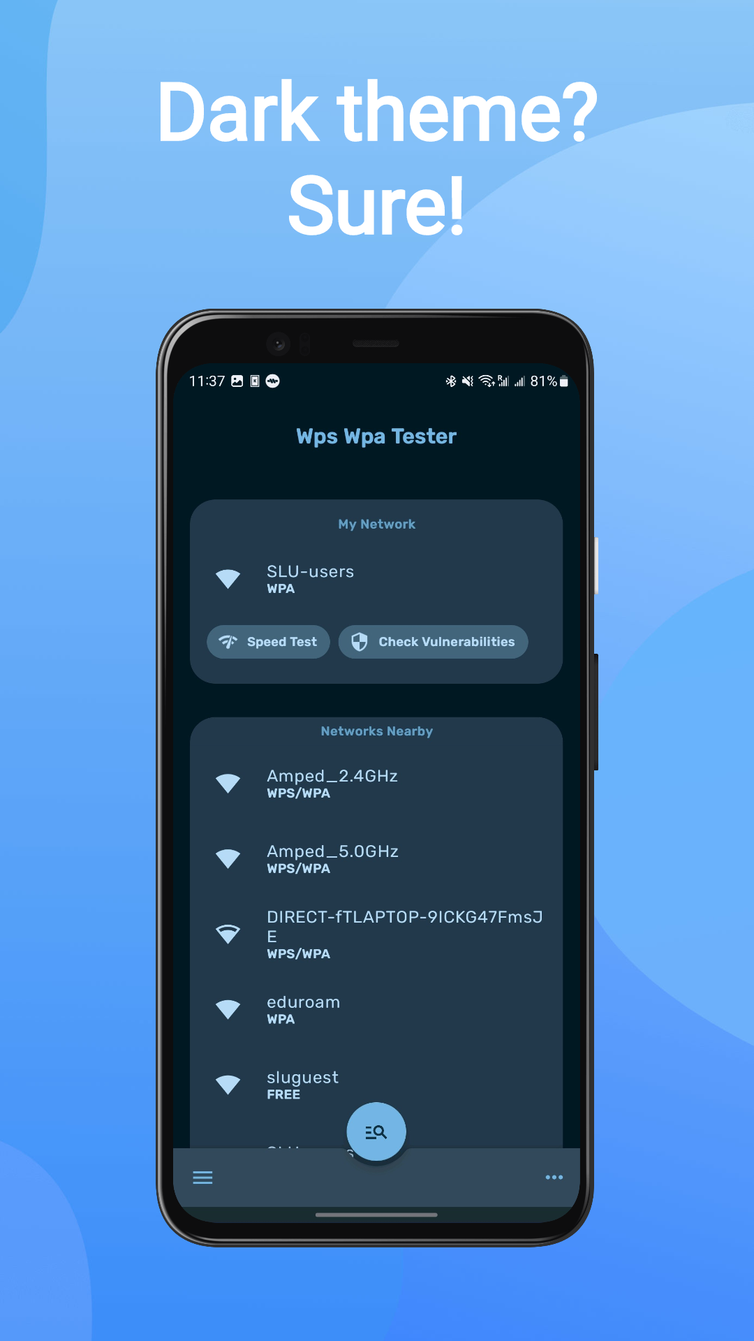اسکرین شات 3 برنامه WPS WPA TESTER FOR GEEKS