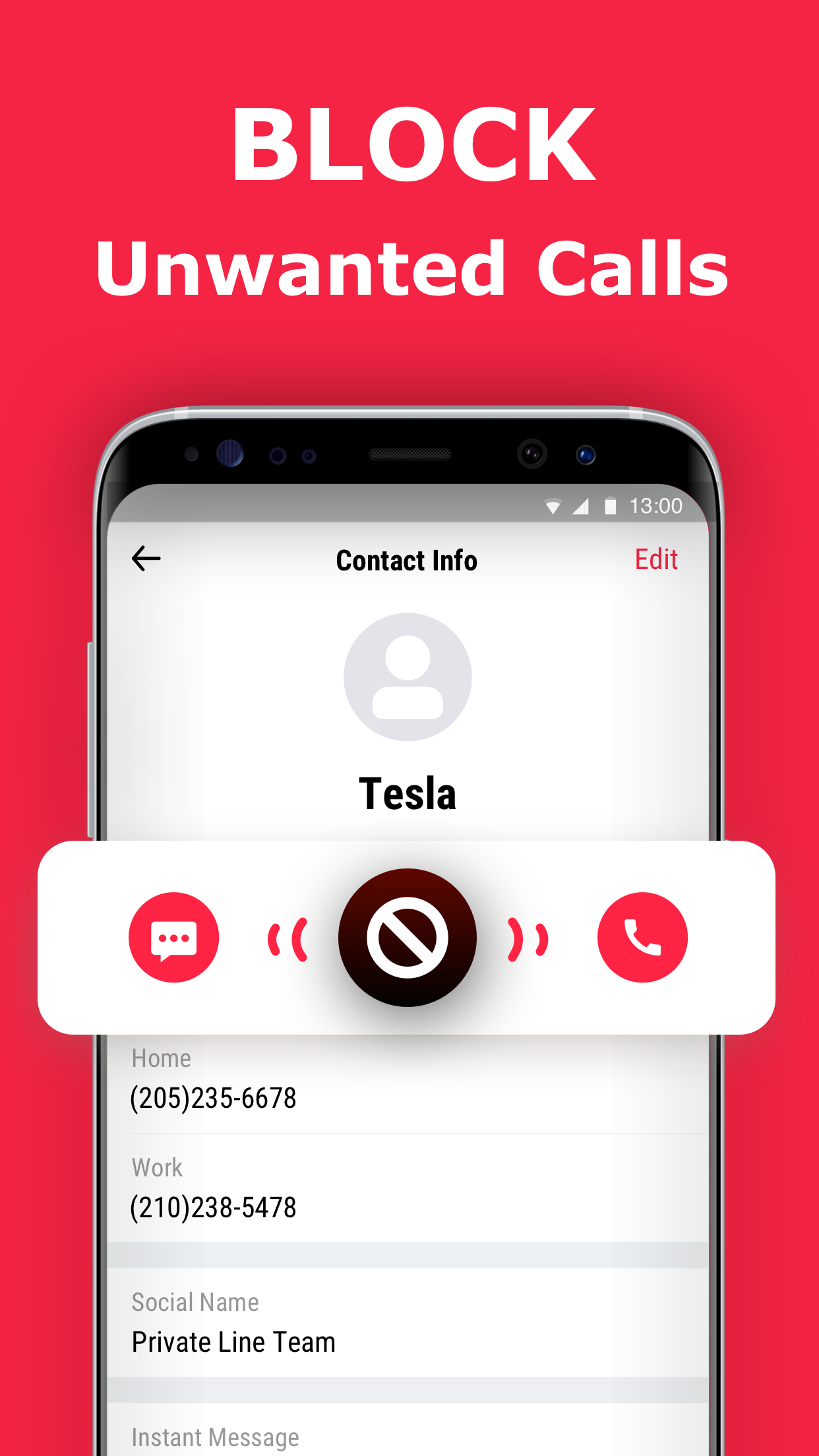اسکرین شات 5 برنامه Second Phone Number