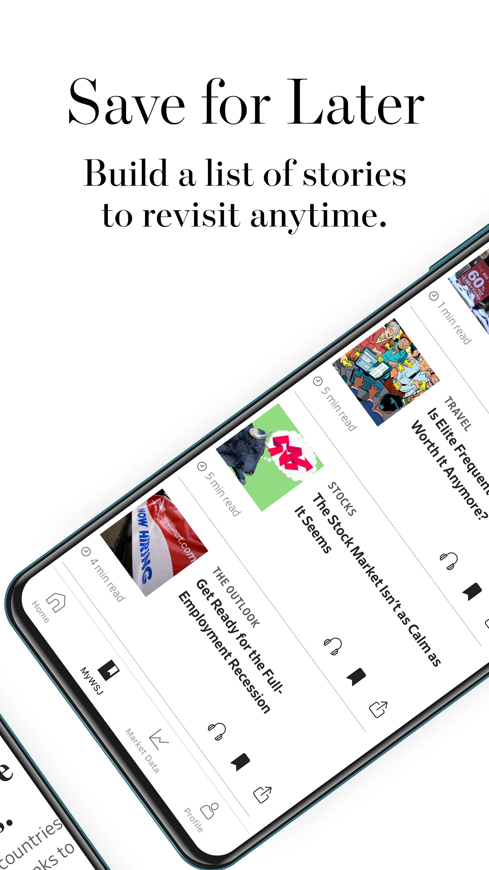 اسکرین شات 3 برنامه The Wall Street Journal.
