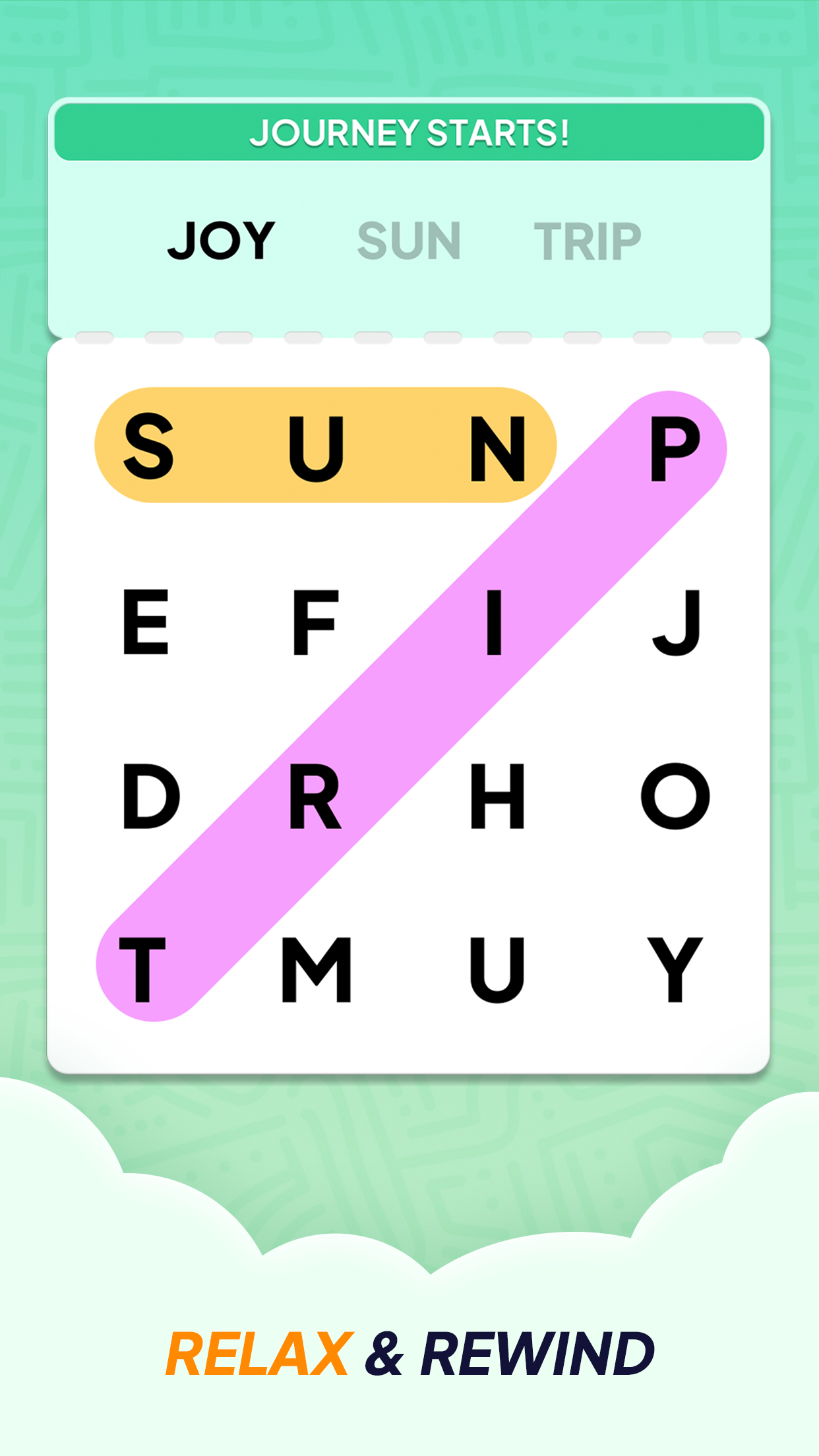 اسکرین شات 1 بازی Word Search Journey: Find Word