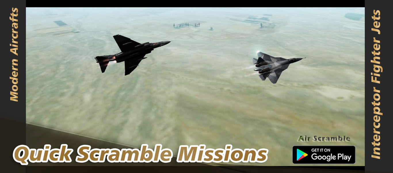 اسکرین شات 1 بازی Air Scramble : Interceptor Fighter Jets