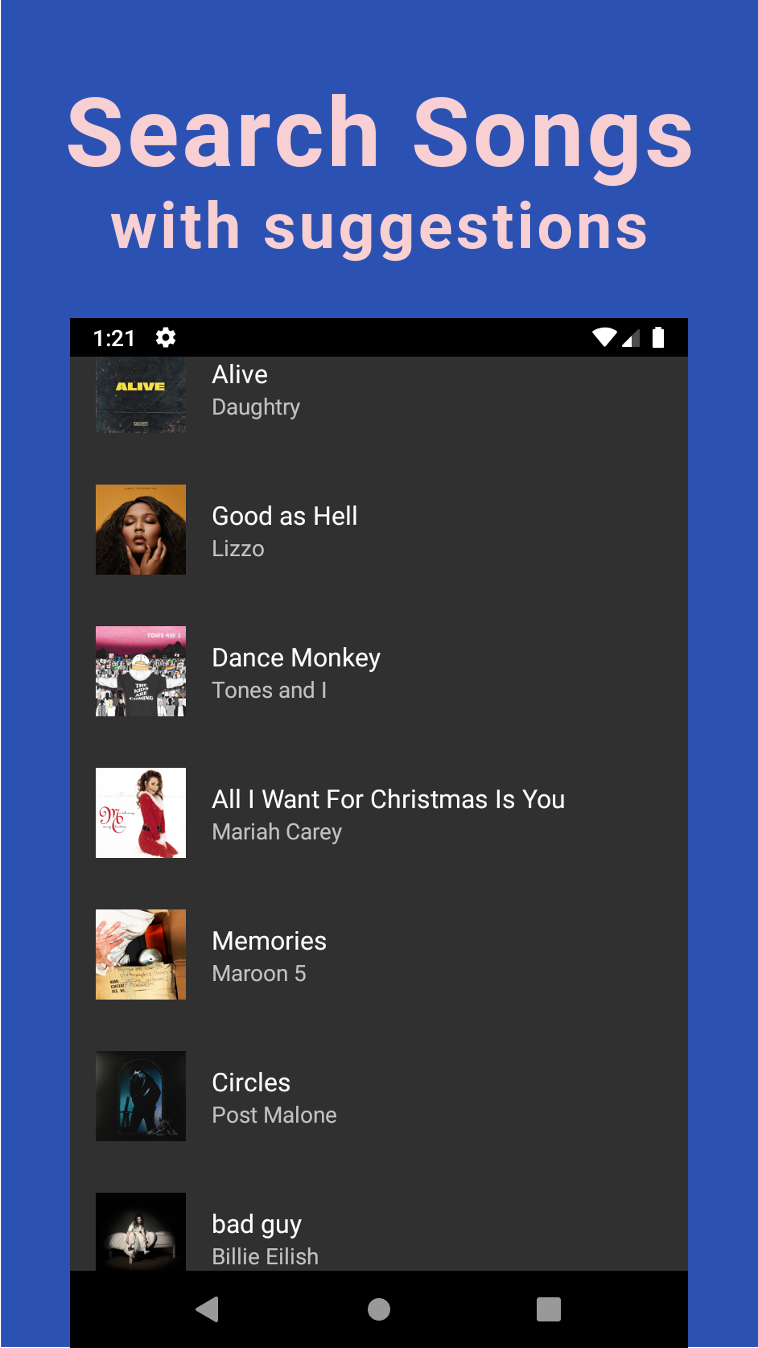 اسکرین شات 6 برنامه Unlimited MP3 Music Downloader