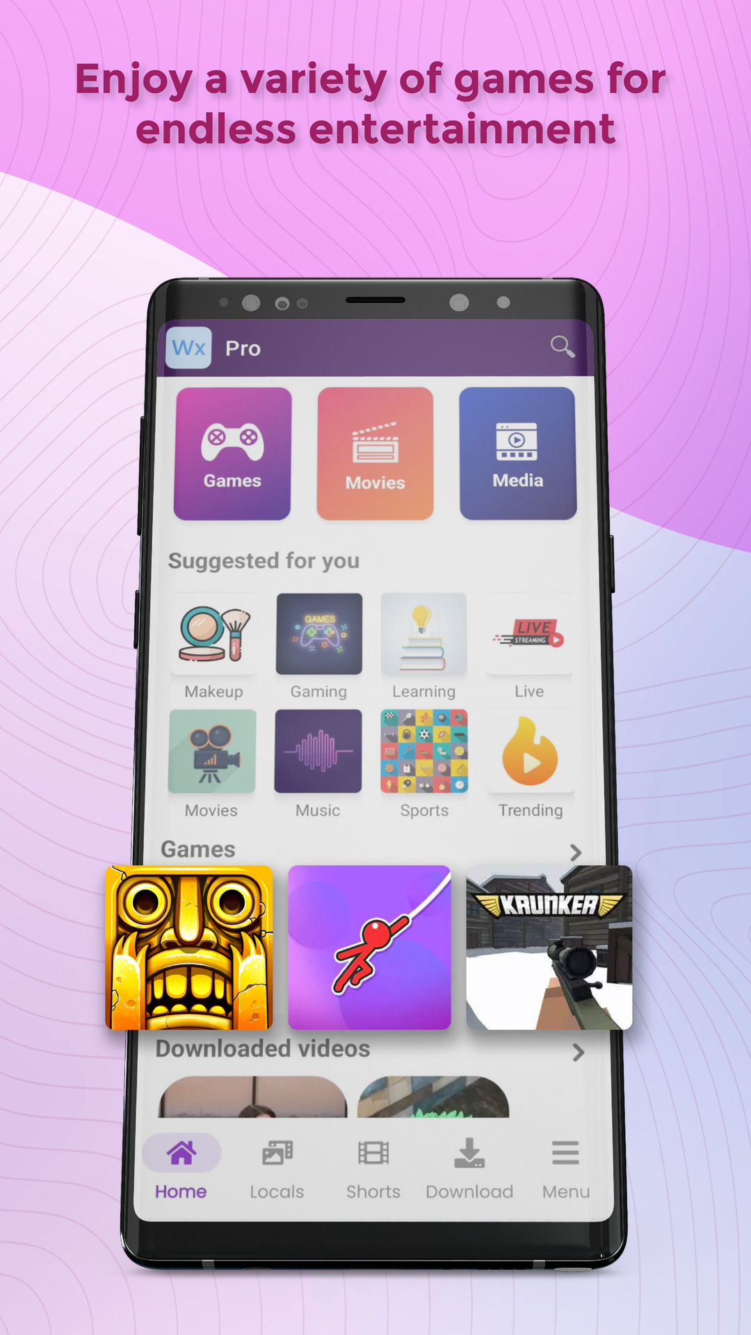 اسکرین شات 3 برنامه WXPlayer Pro:HD Video Player