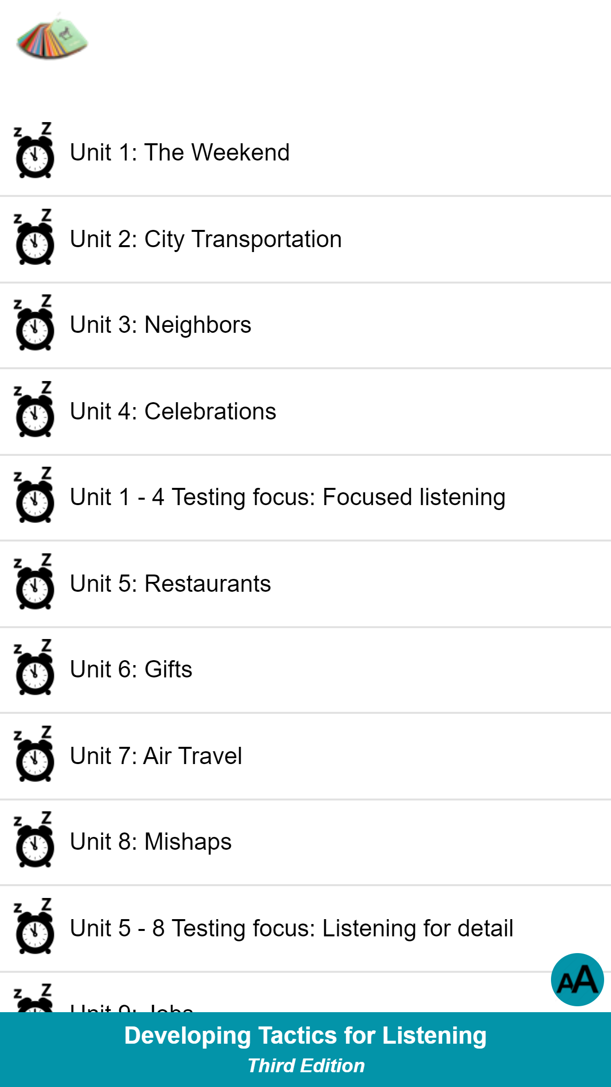 اسکرین شات 1 برنامه Developing Tactics for Listeni